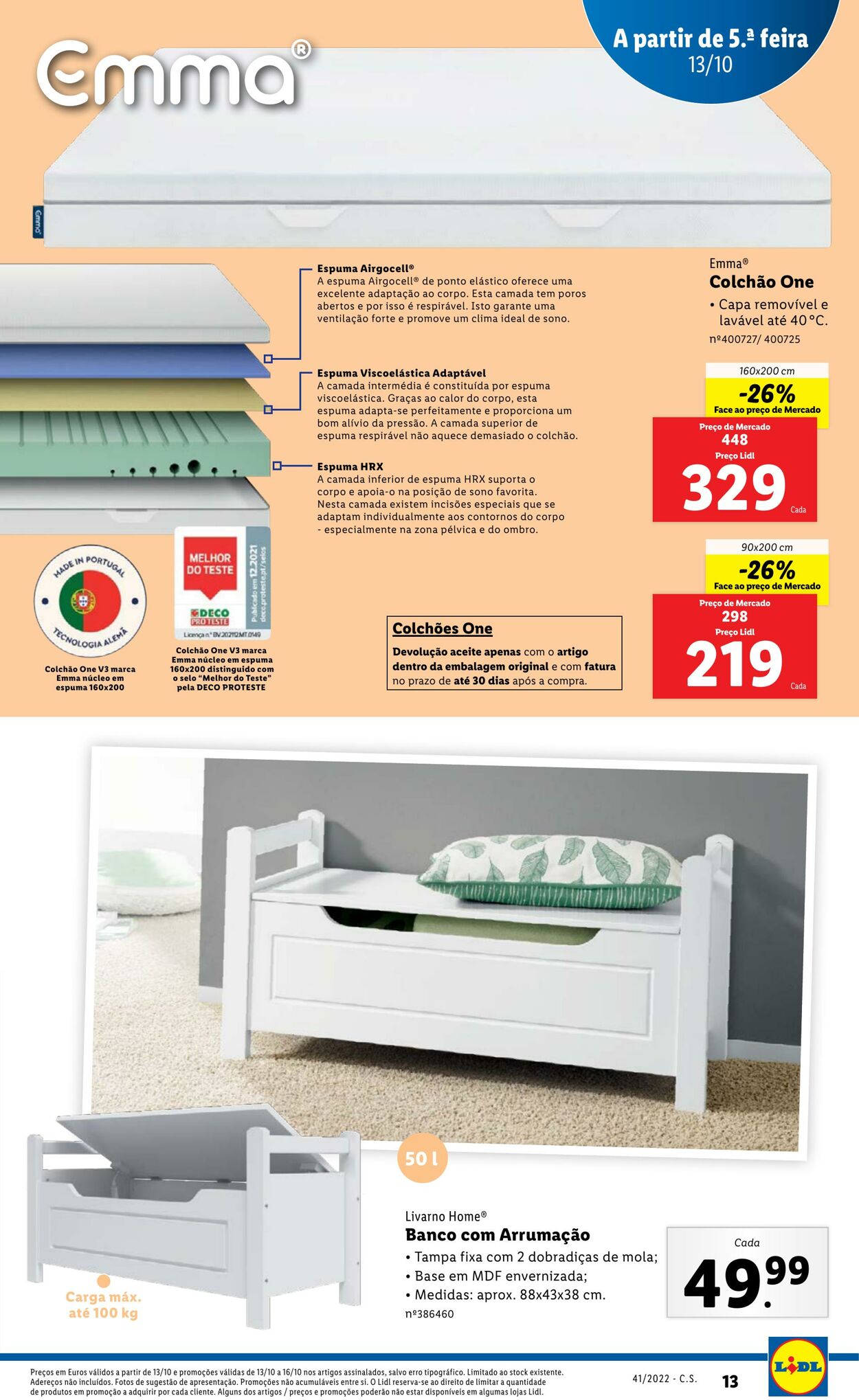 Folheto Lidl 10.10.2022 - 16.10.2022