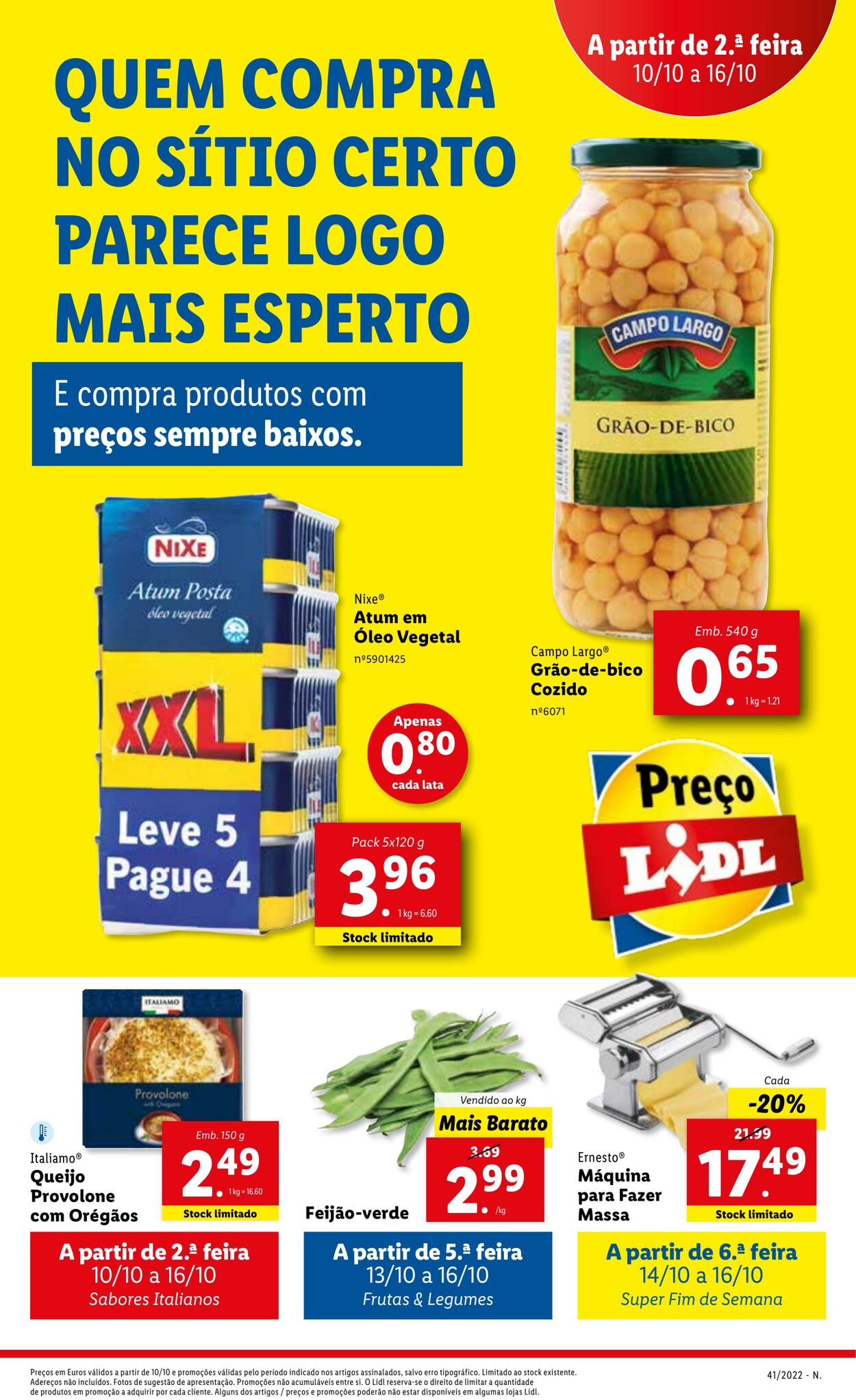 Folheto Lidl 10.10.2022 - 16.10.2022