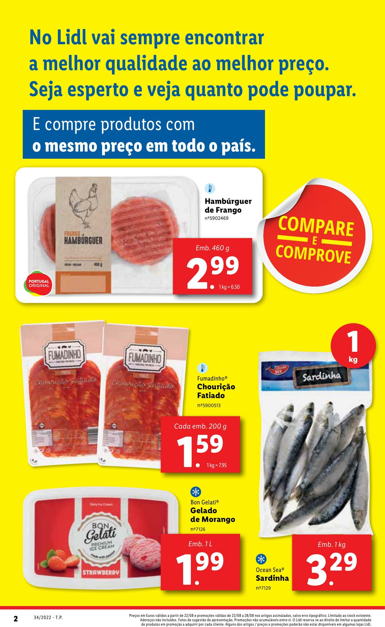 Folheto Lidl 22.08.2022 - 28.08.2022