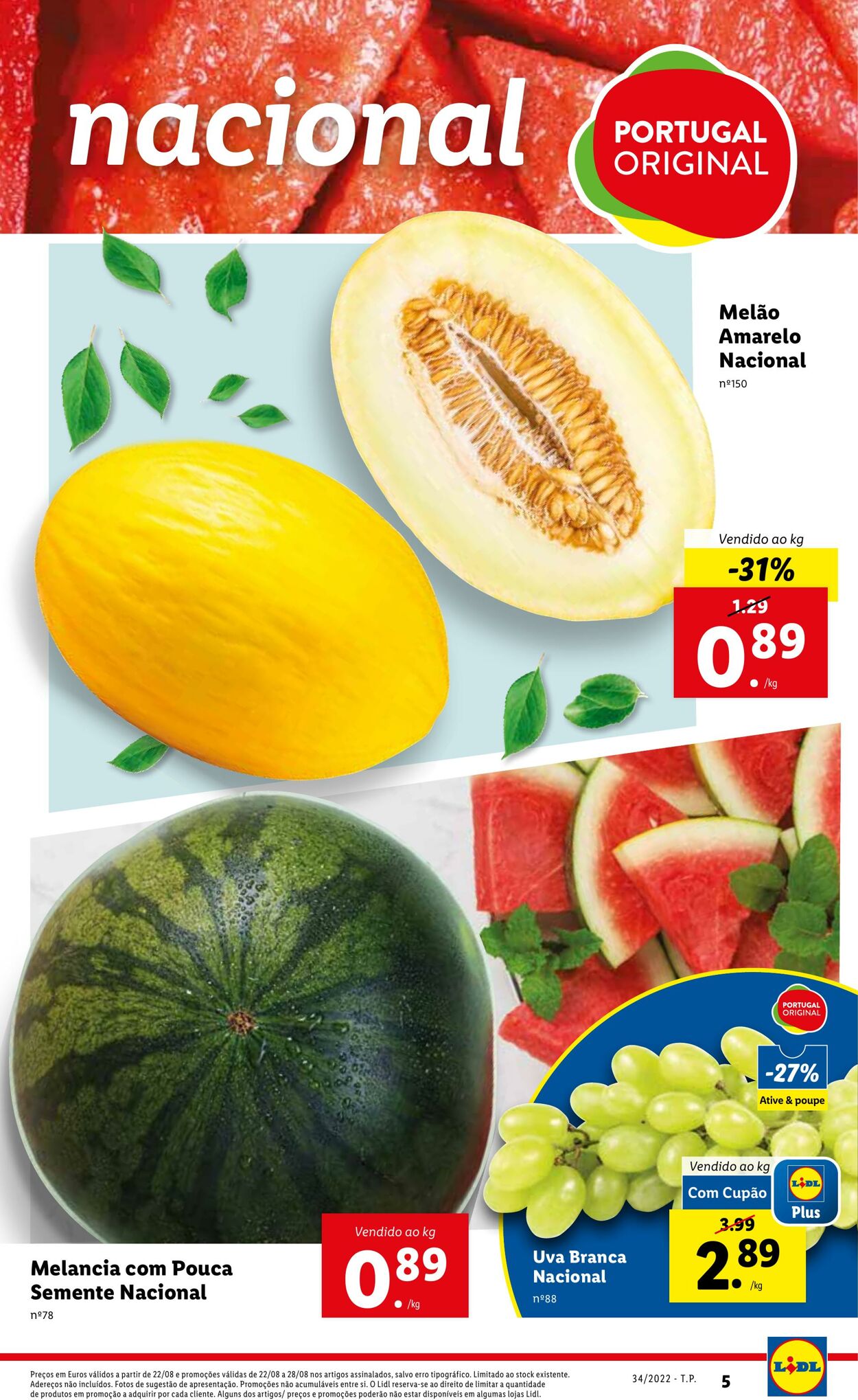 Folheto Lidl 22.08.2022 - 28.08.2022