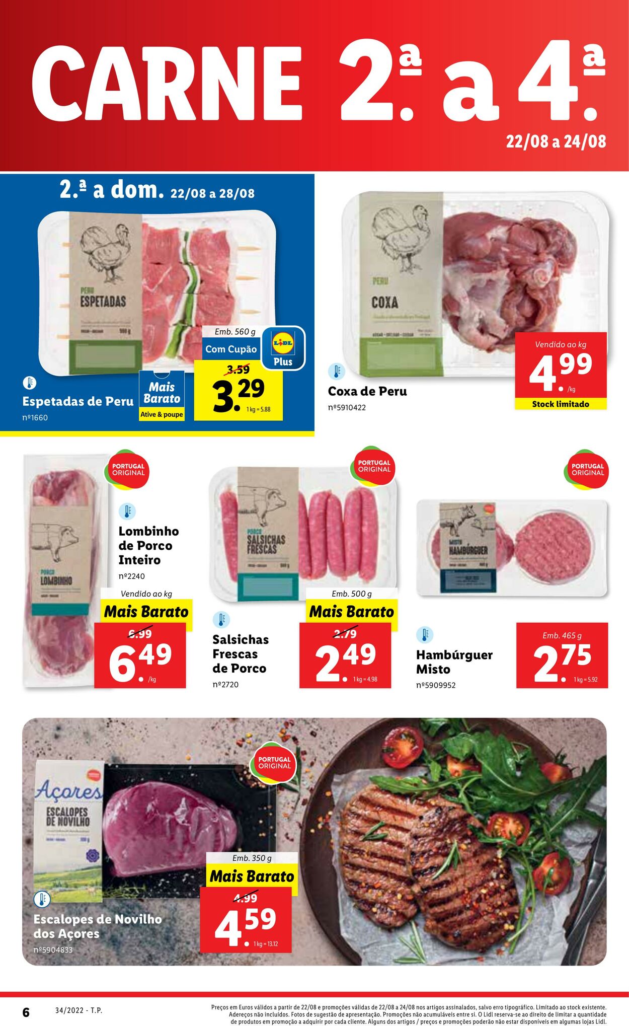 Folheto Lidl 22.08.2022 - 28.08.2022