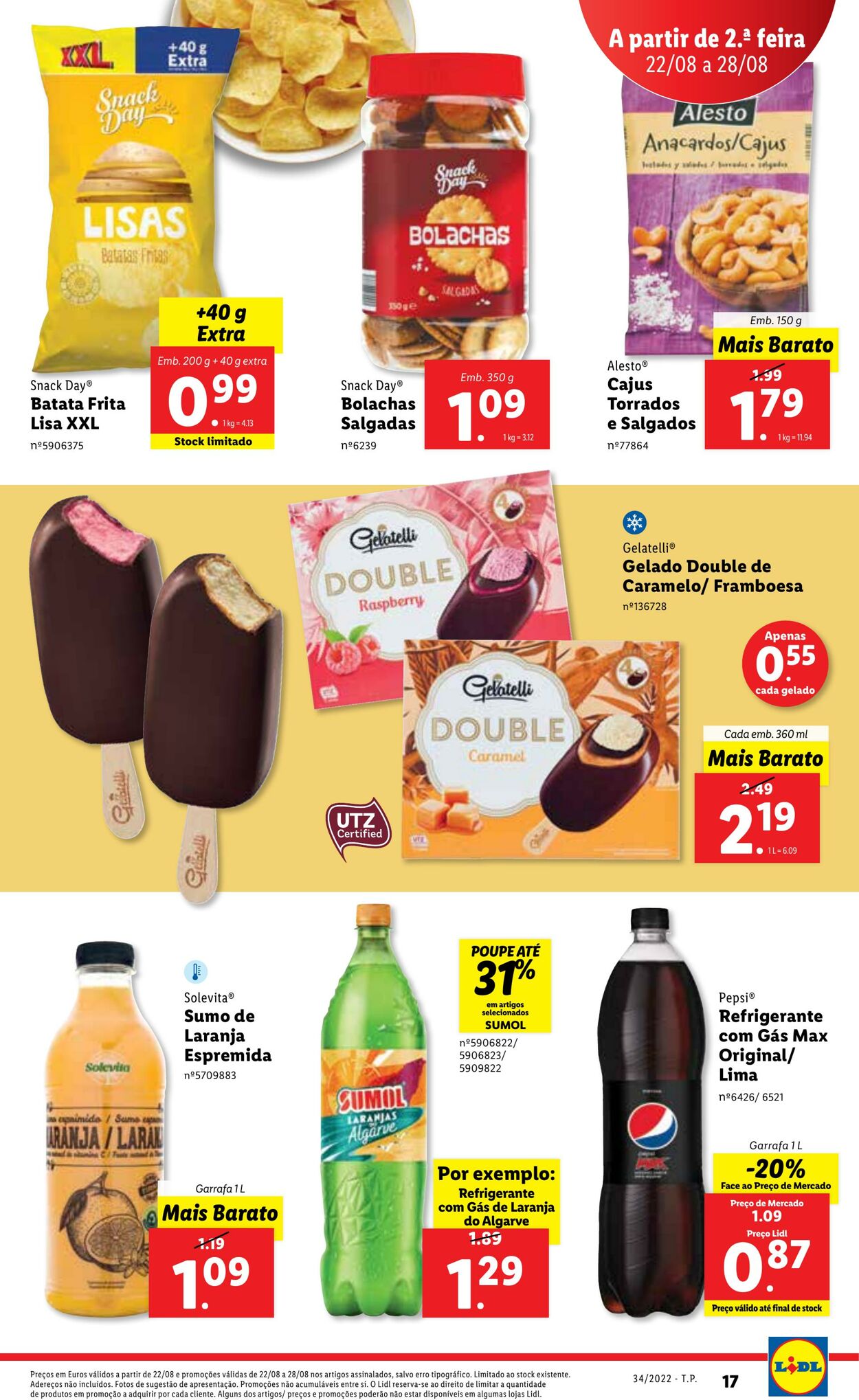 Folheto Lidl 22.08.2022 - 28.08.2022