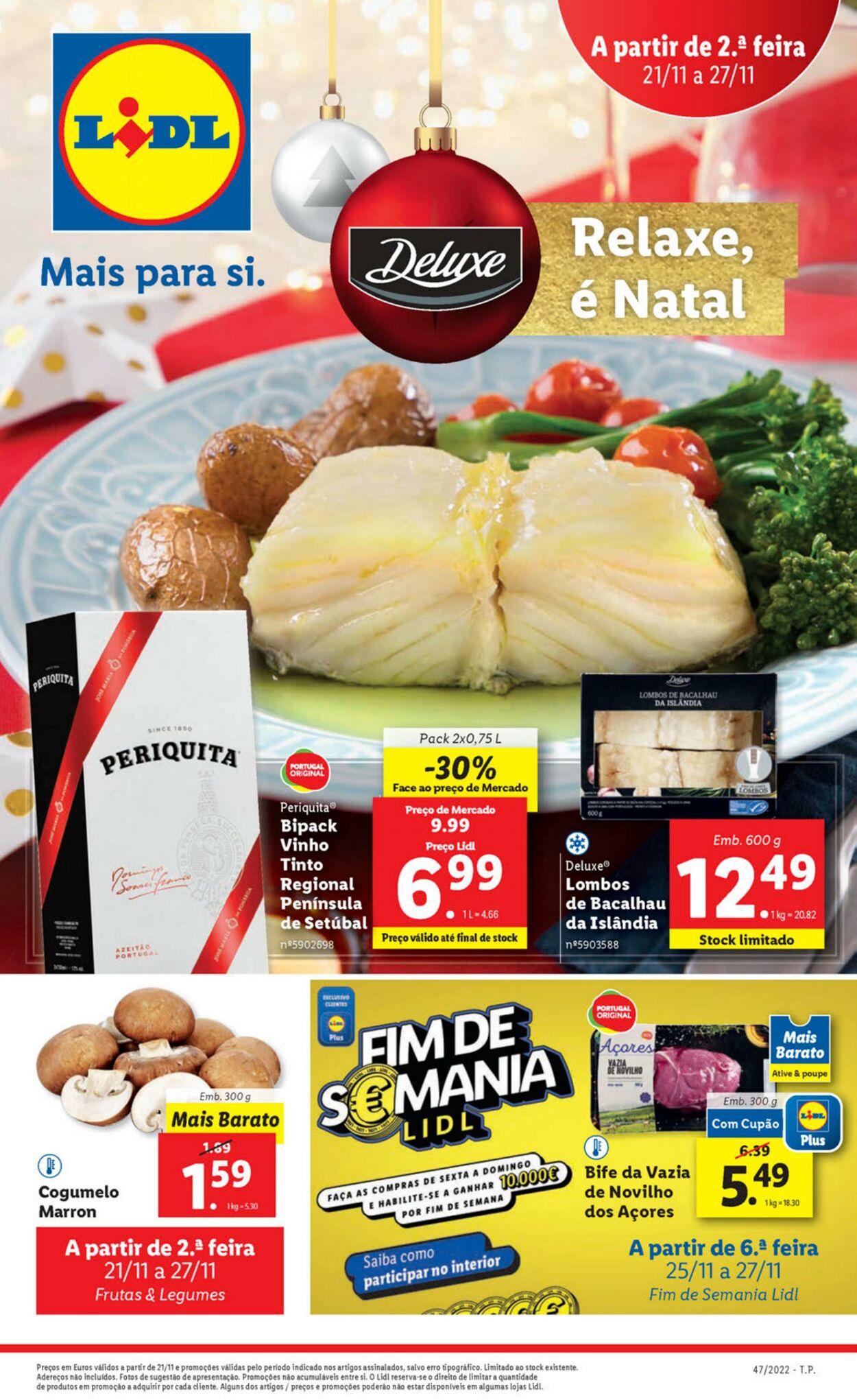 Folheto Lidl 21.11.2022 - 27.11.2022