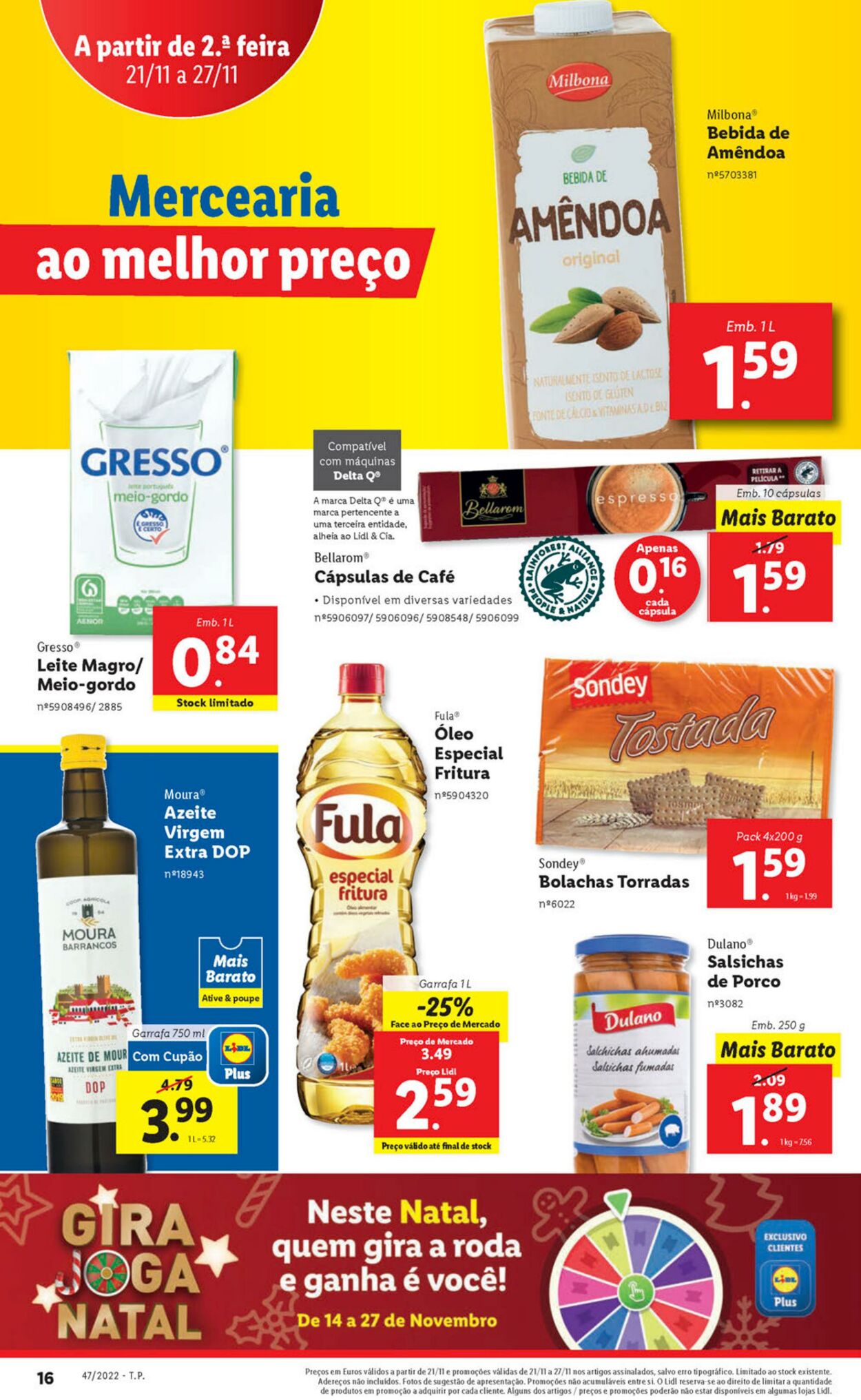 Folheto Lidl 21.11.2022 - 27.11.2022