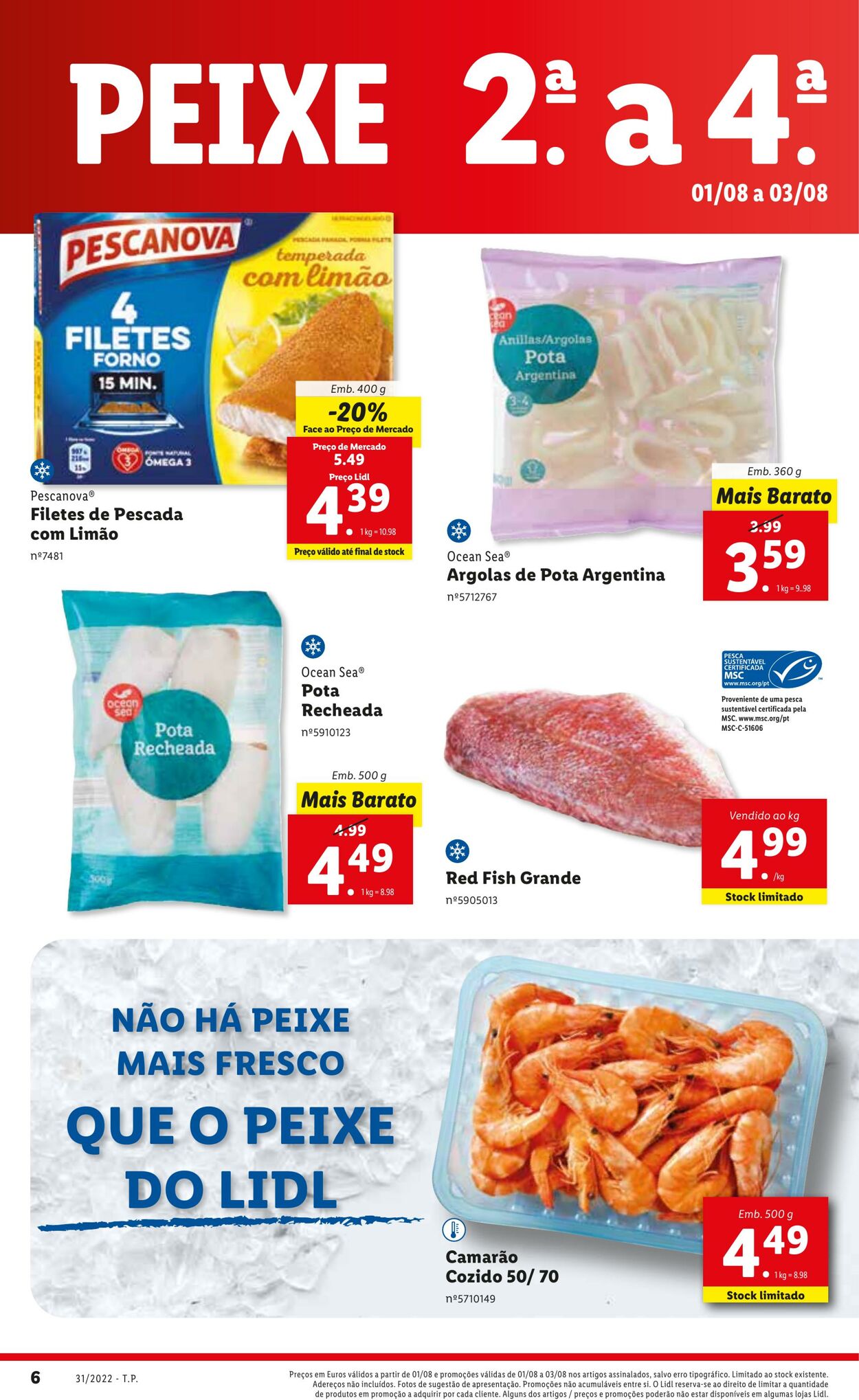 Folheto Lidl 01.08.2022 - 07.08.2022