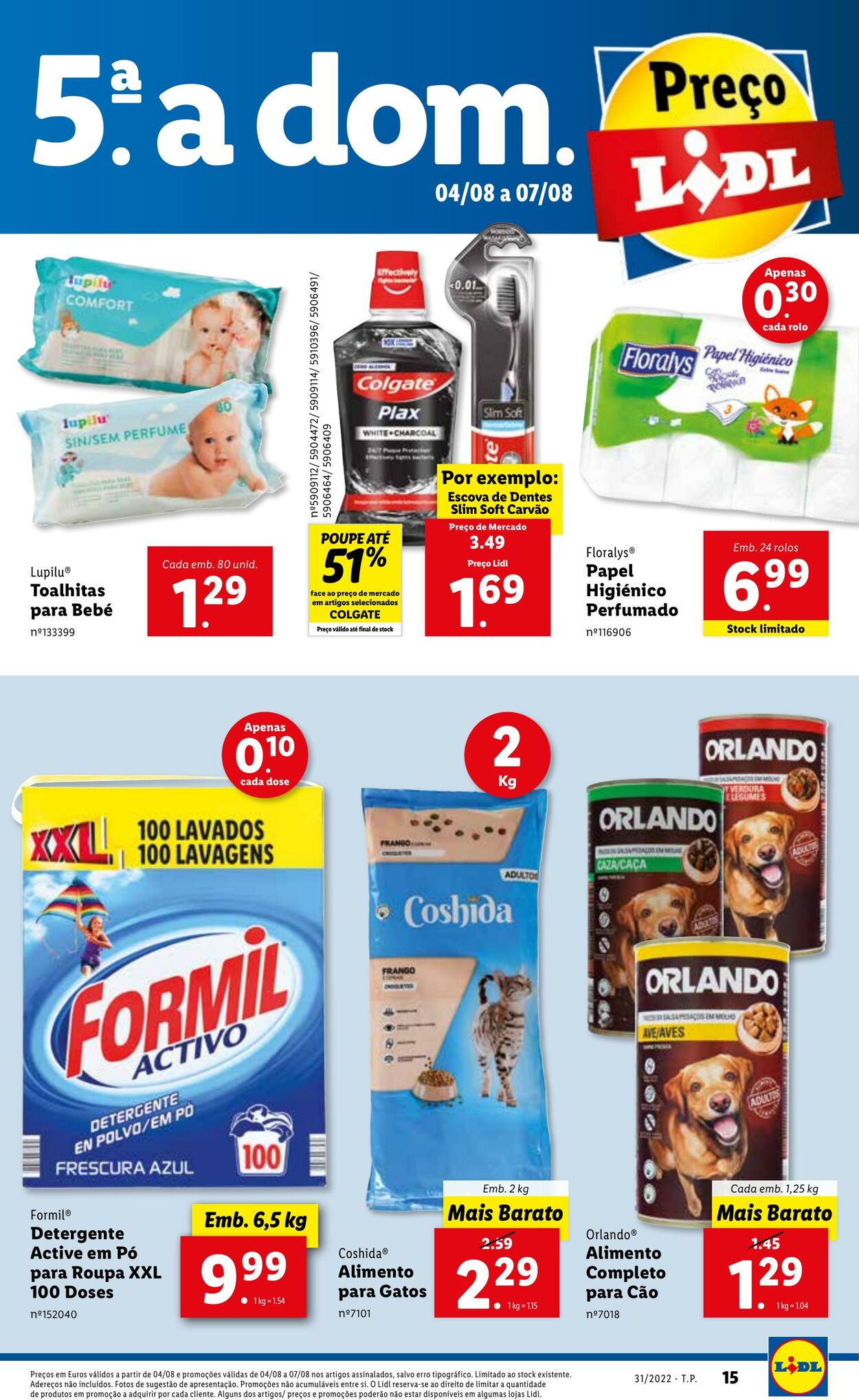 Folheto Lidl 01.08.2022 - 07.08.2022