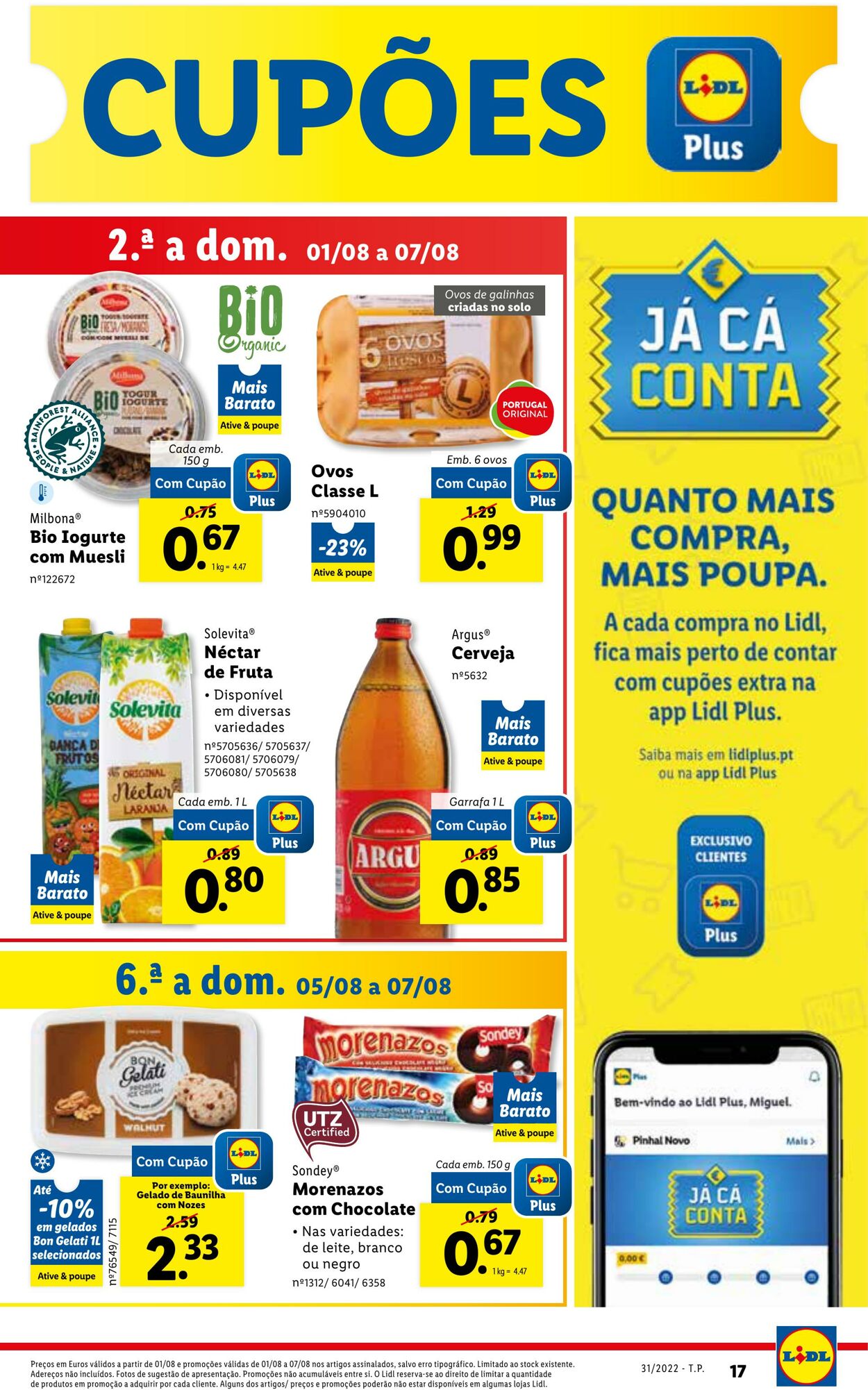 Folheto Lidl 01.08.2022 - 07.08.2022