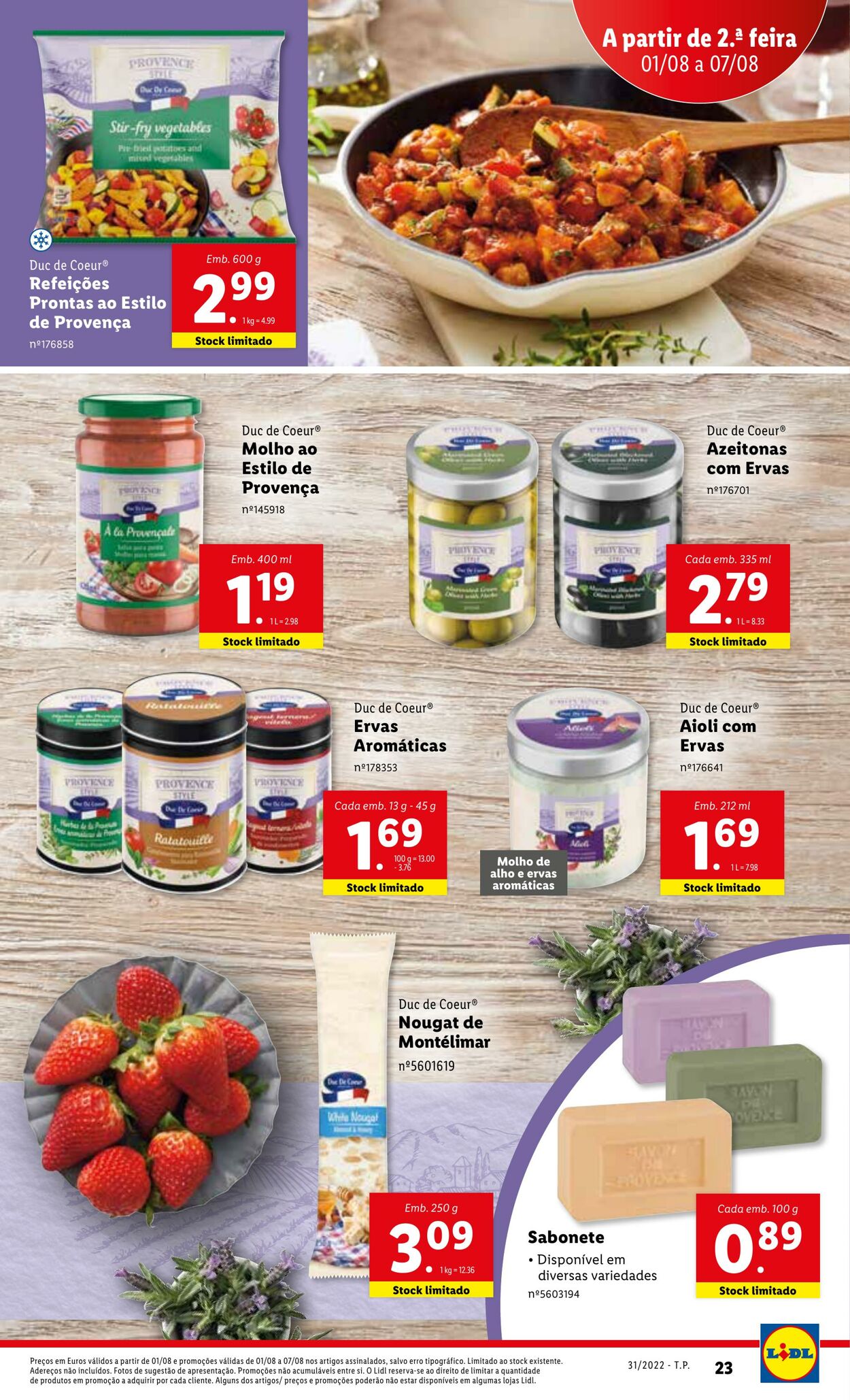 Folheto Lidl 01.08.2022 - 07.08.2022