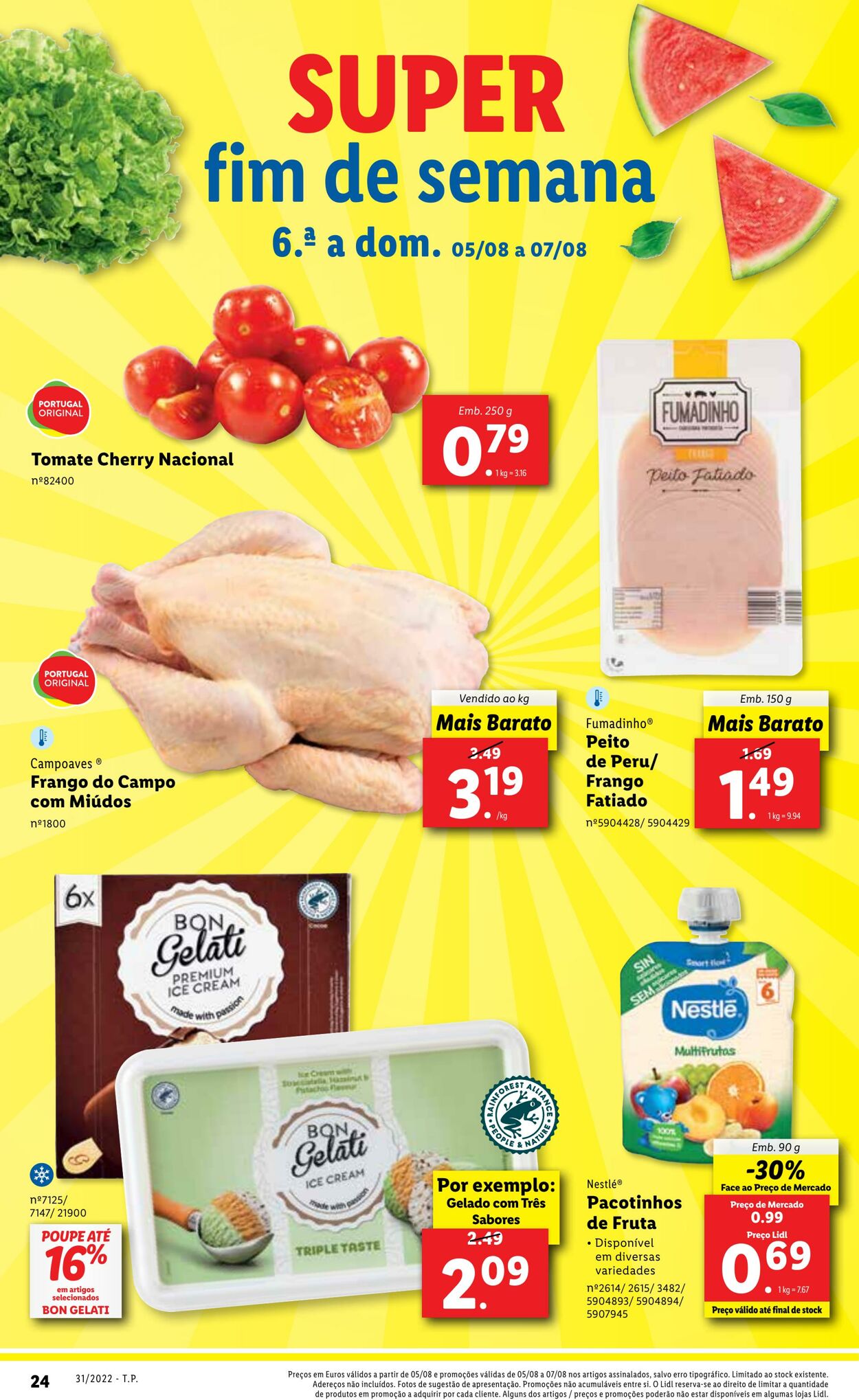 Folheto Lidl 01.08.2022 - 07.08.2022