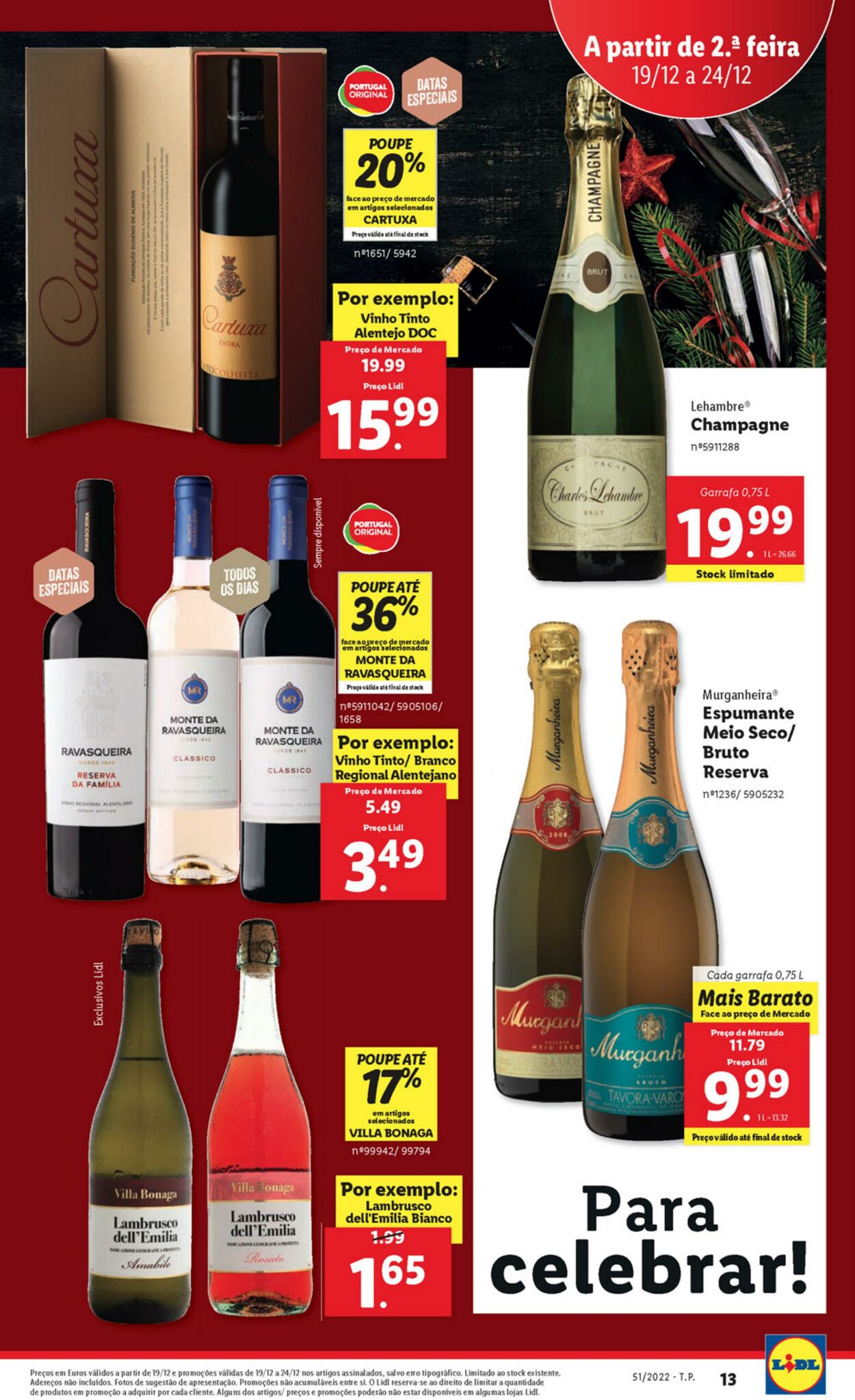 Folheto Lidl 19.12.2022 - 24.12.2022