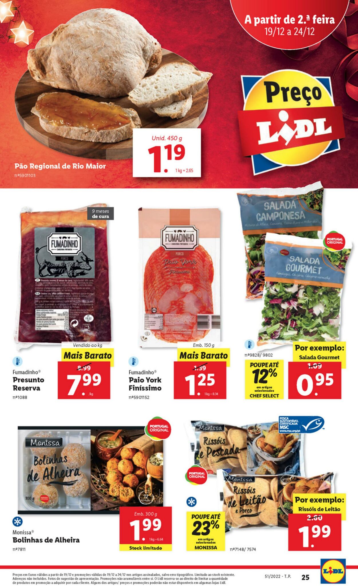 Folheto Lidl 19.12.2022 - 24.12.2022