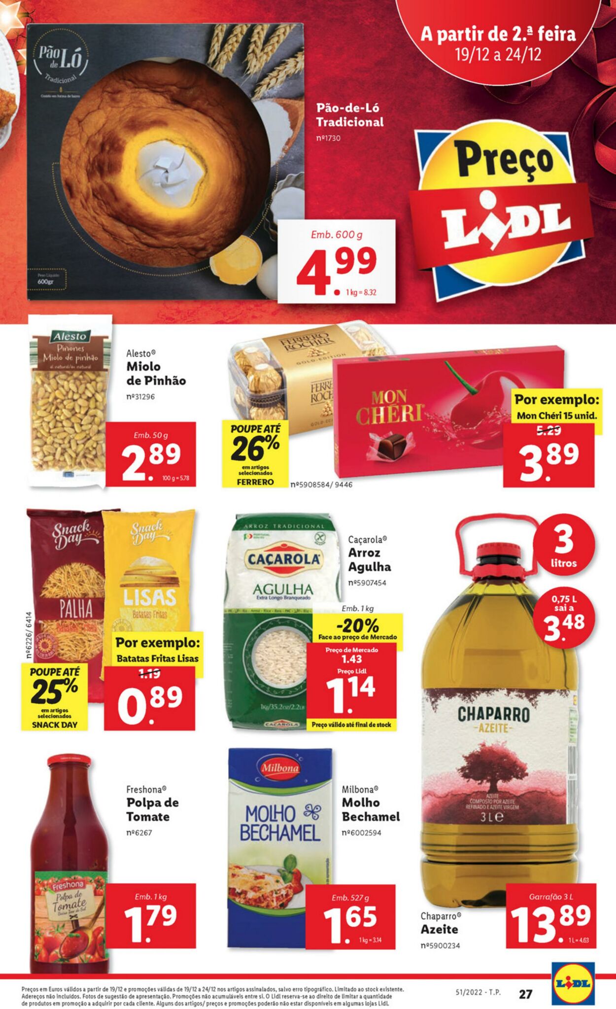 Folheto Lidl 19.12.2022 - 24.12.2022