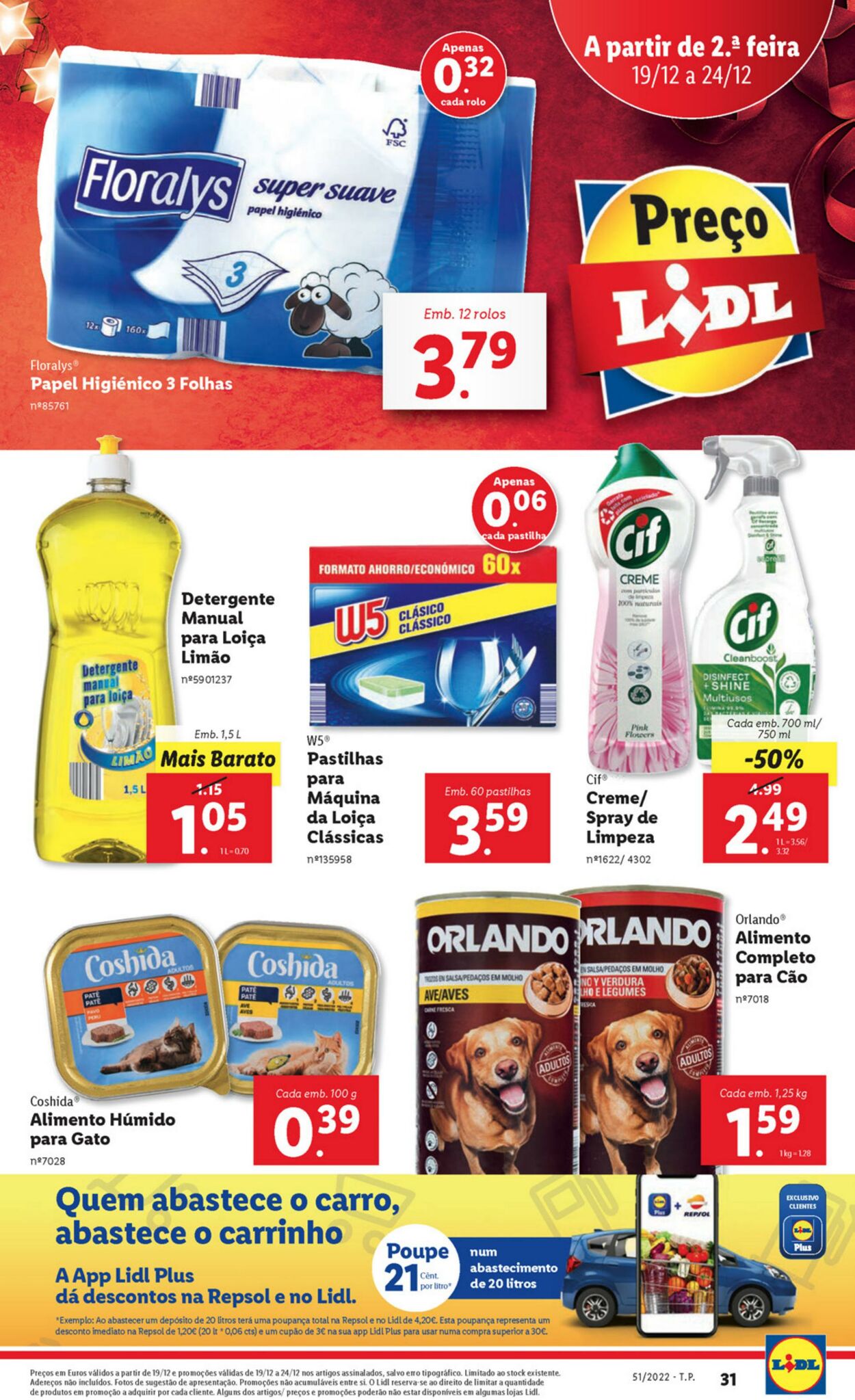 Folheto Lidl 19.12.2022 - 24.12.2022