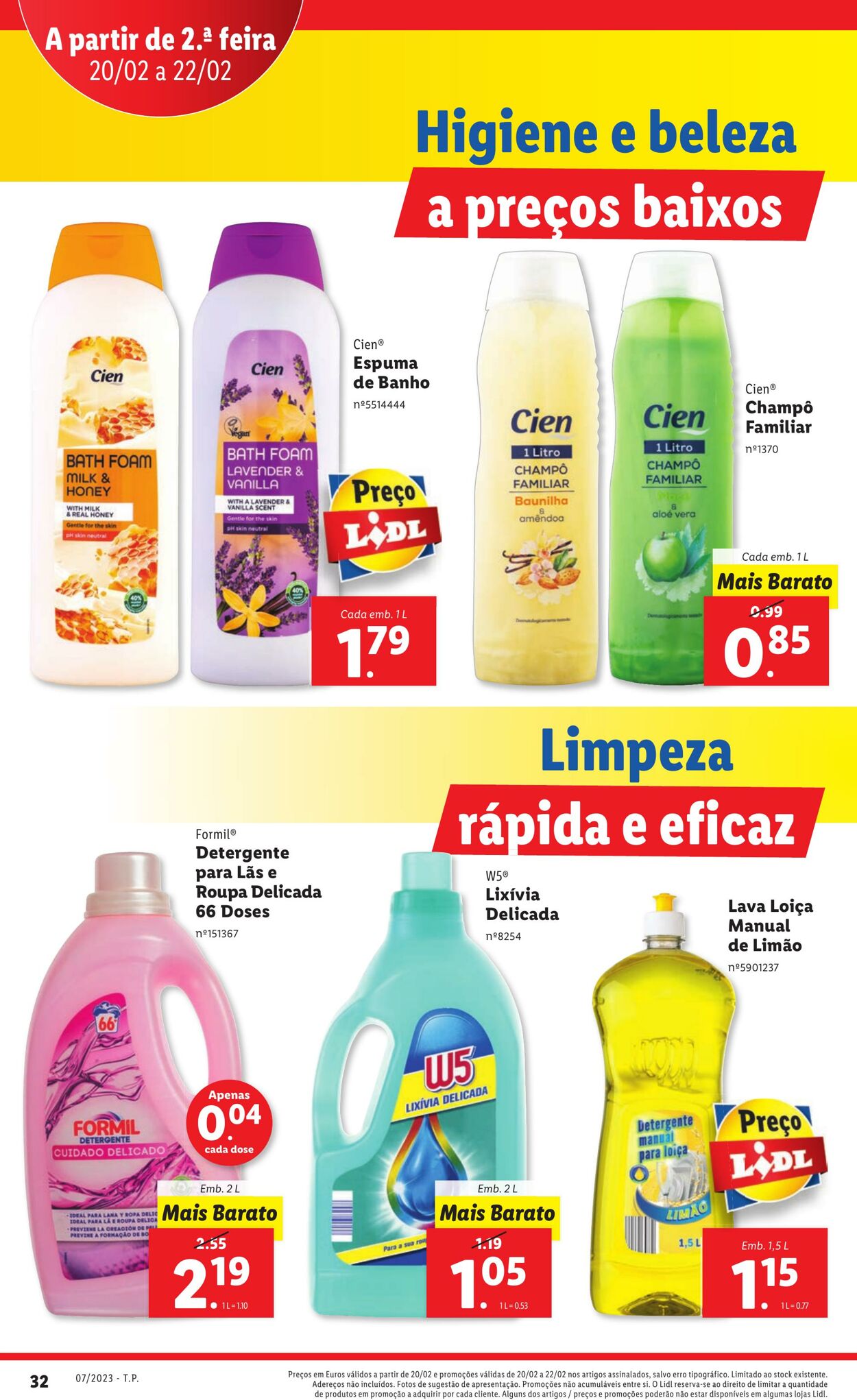 Folheto Lidl 16.02.2023 - 22.02.2023