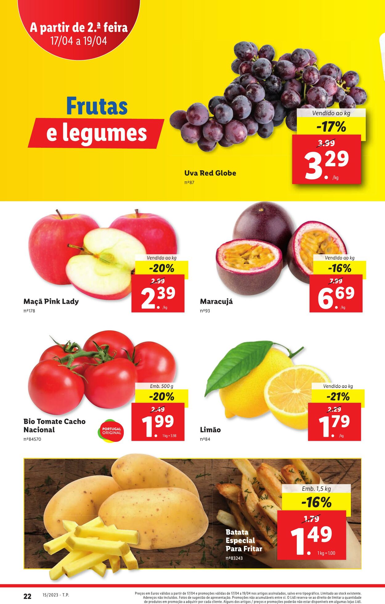 Folheto Lidl 13.04.2023 - 26.04.2023