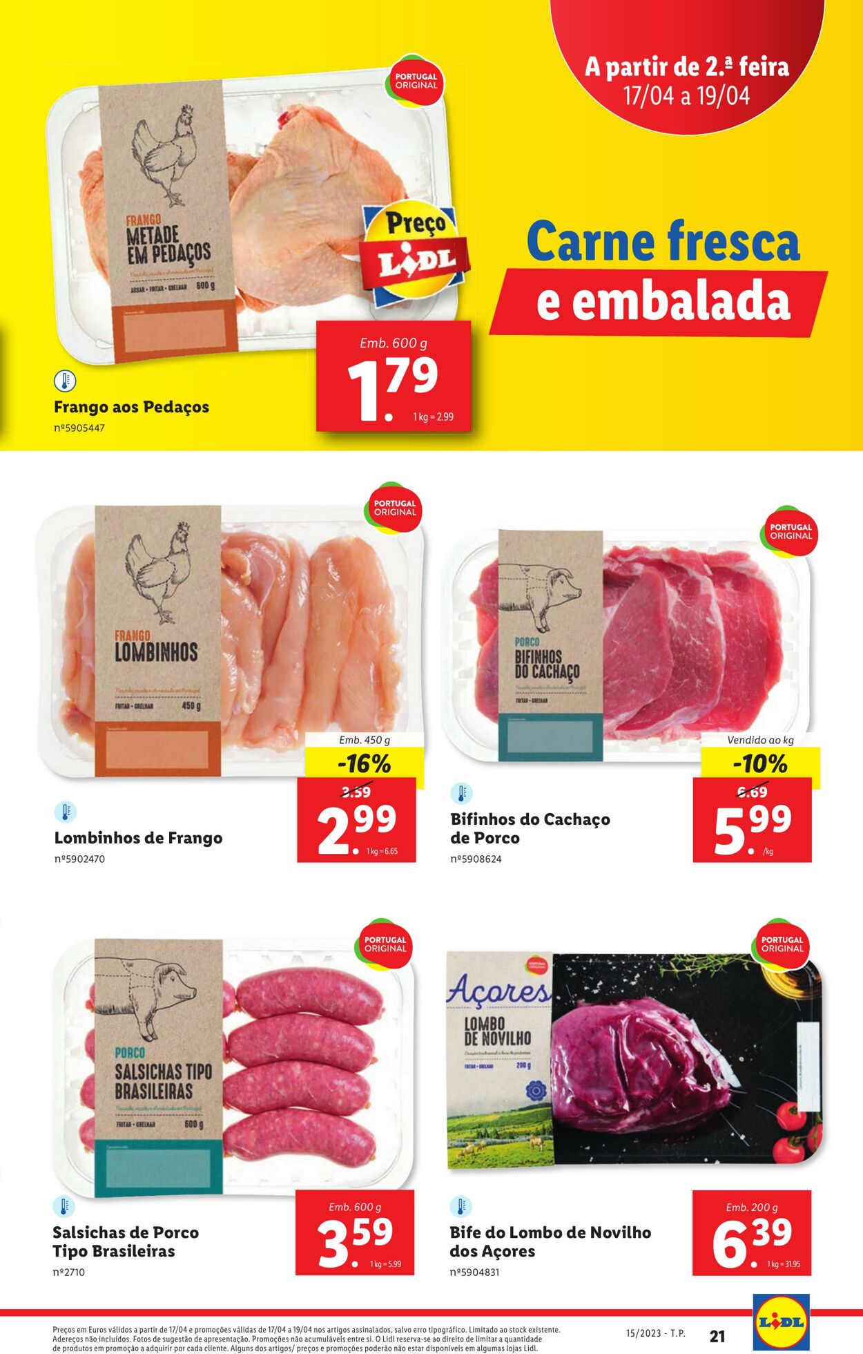 Folheto Lidl 13.04.2023 - 26.04.2023