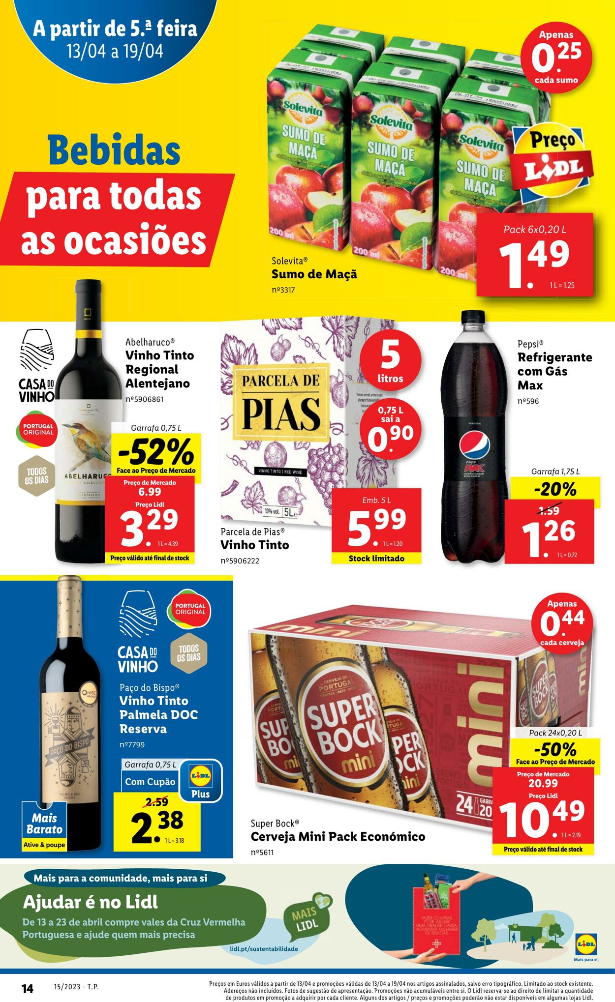 Folheto Lidl 13.04.2023 - 26.04.2023