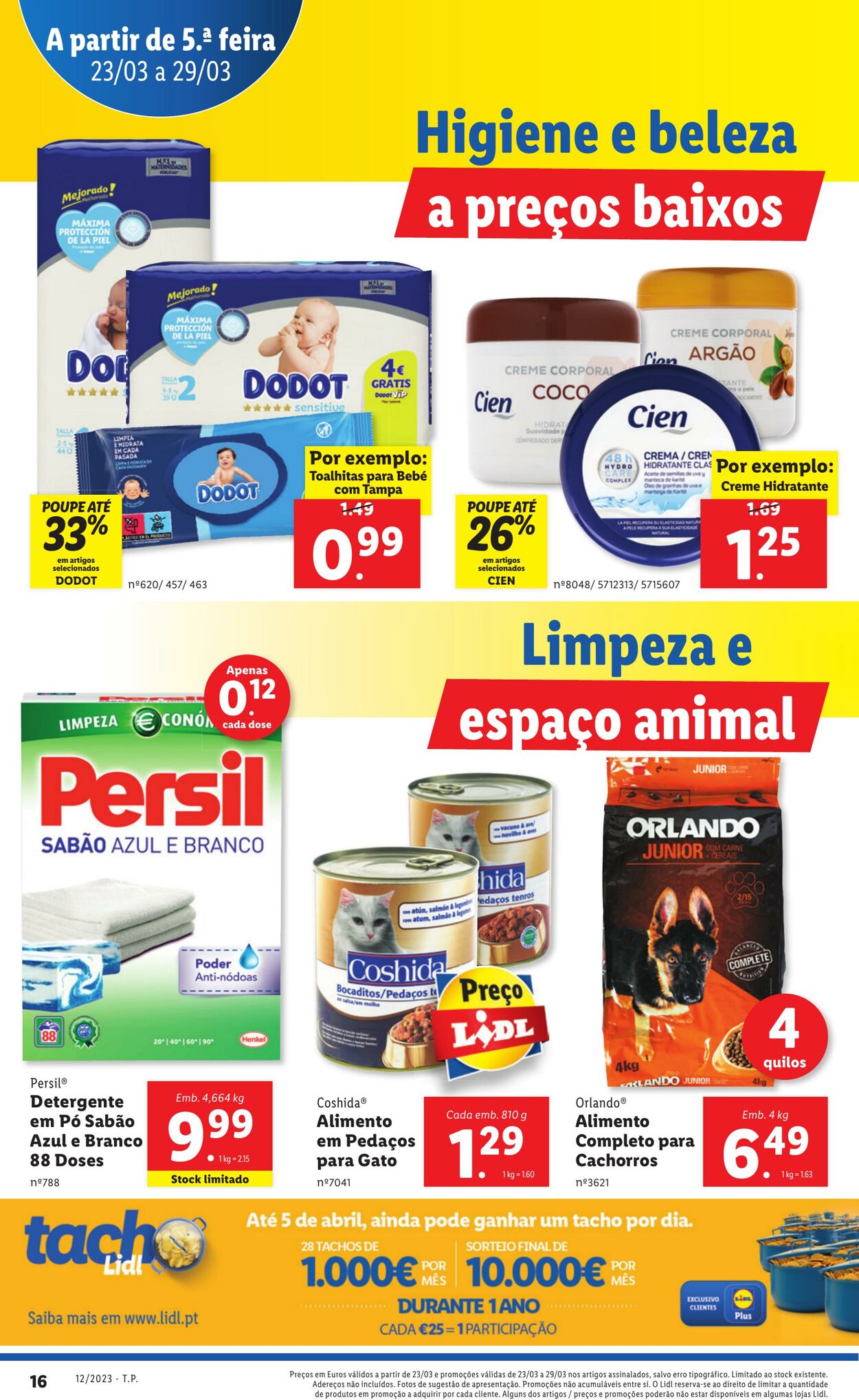 Folheto Lidl 23.03.2023 - 29.03.2023