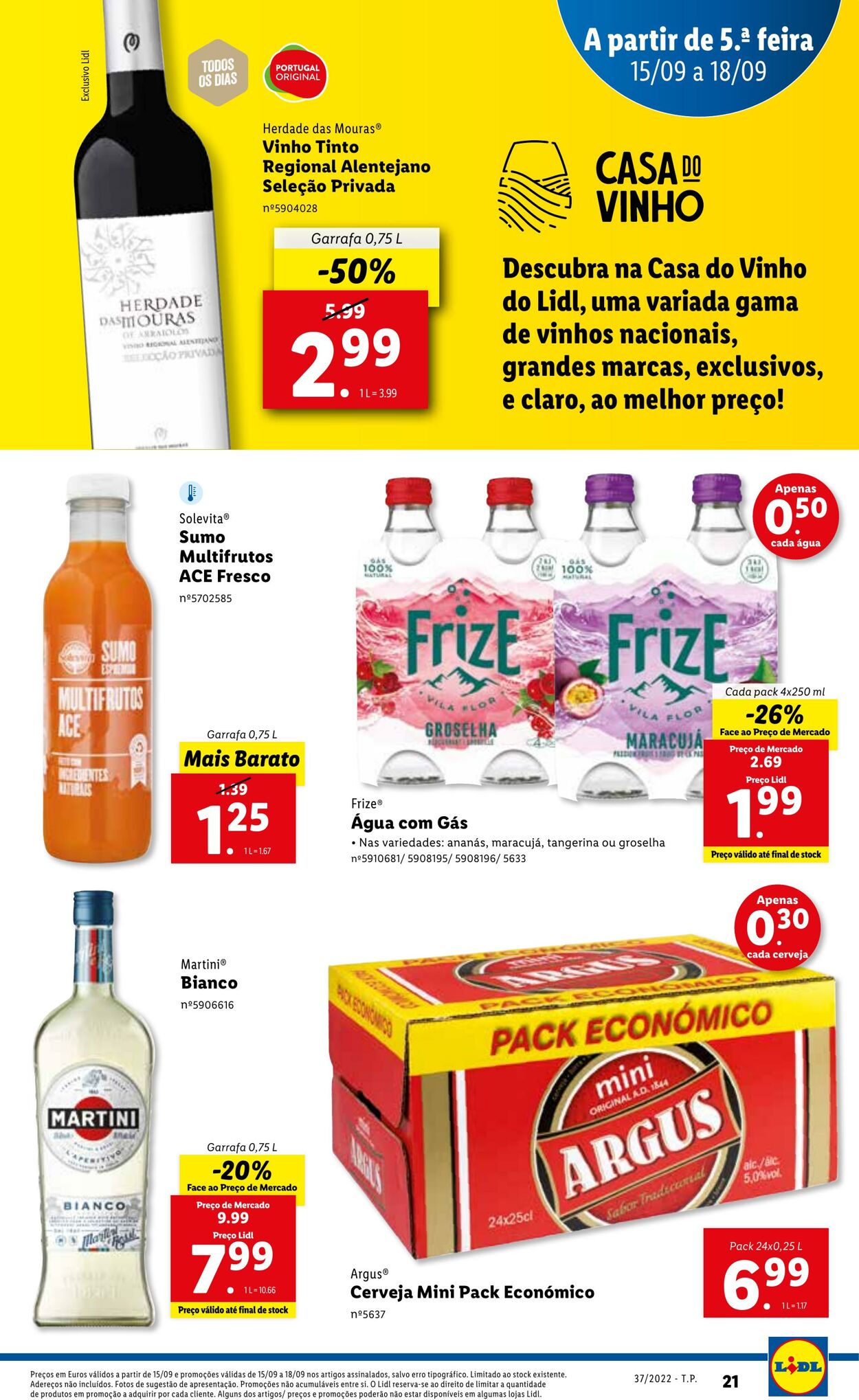 Folheto Lidl 12.09.2022 - 18.09.2022