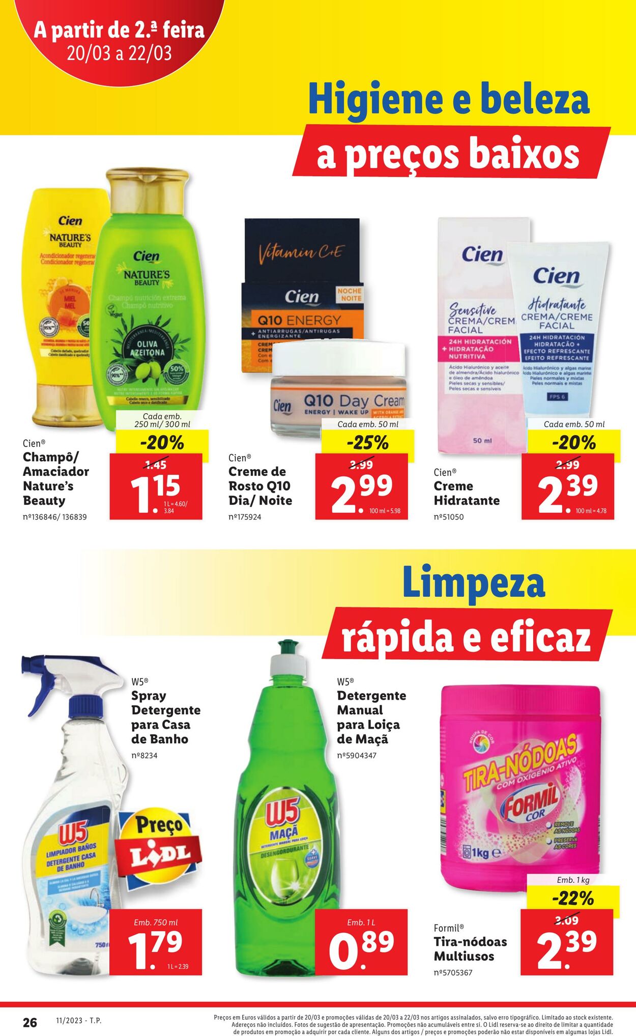 Folheto Lidl 16.03.2023 - 22.03.2023