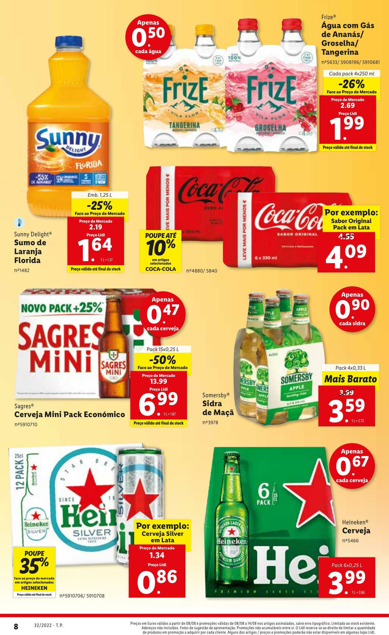 Folheto Lidl 08.08.2022 - 14.08.2022