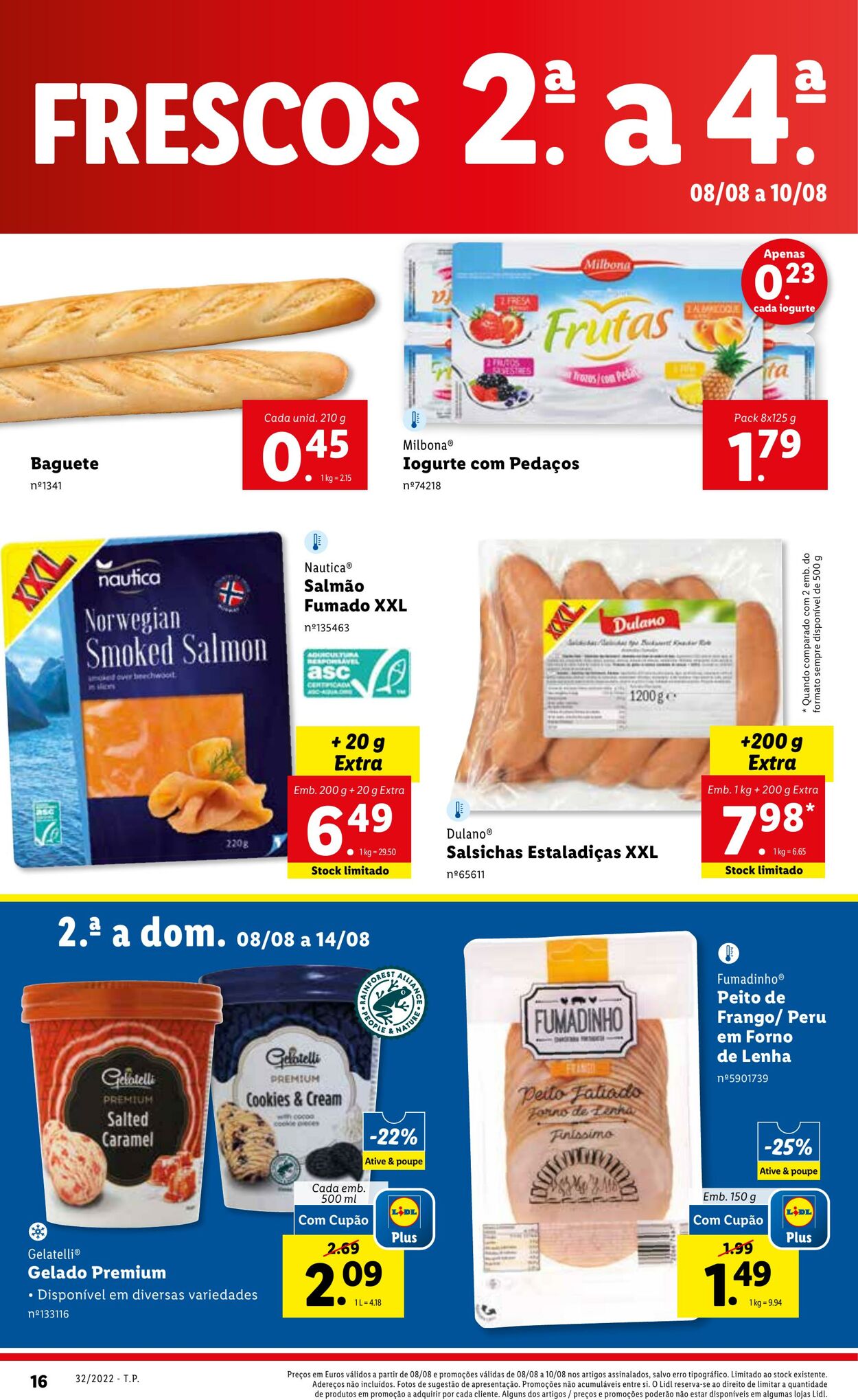 Folheto Lidl 08.08.2022 - 14.08.2022