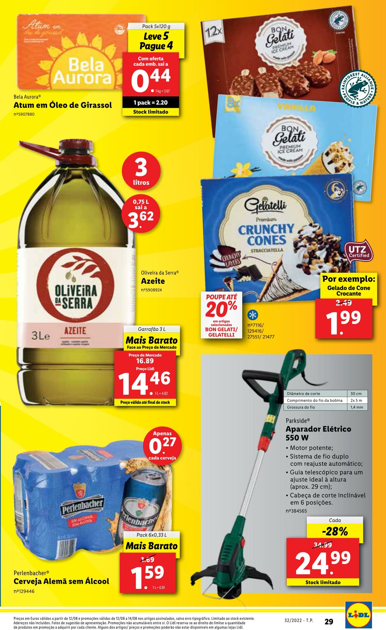 Folheto Lidl 08.08.2022 - 14.08.2022