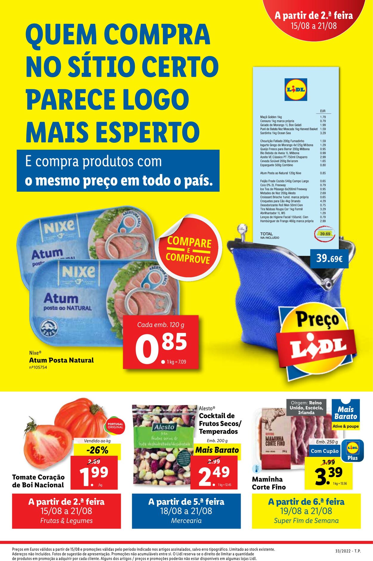 Folheto Lidl 15.08.2022 - 21.08.2022