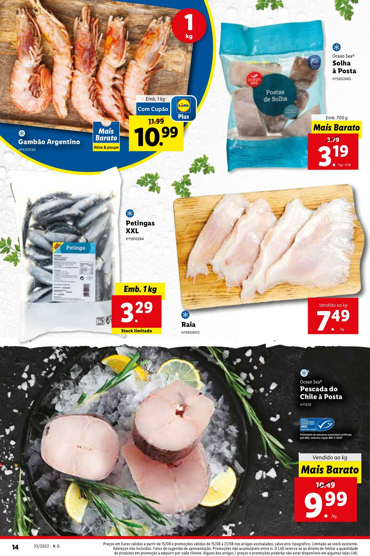 Folheto Lidl 15.08.2022 - 21.08.2022