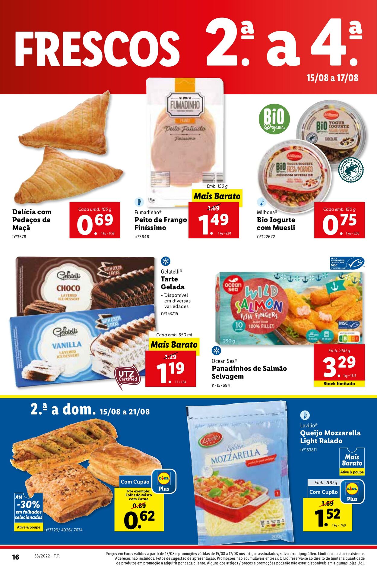 Folheto Lidl 15.08.2022 - 21.08.2022