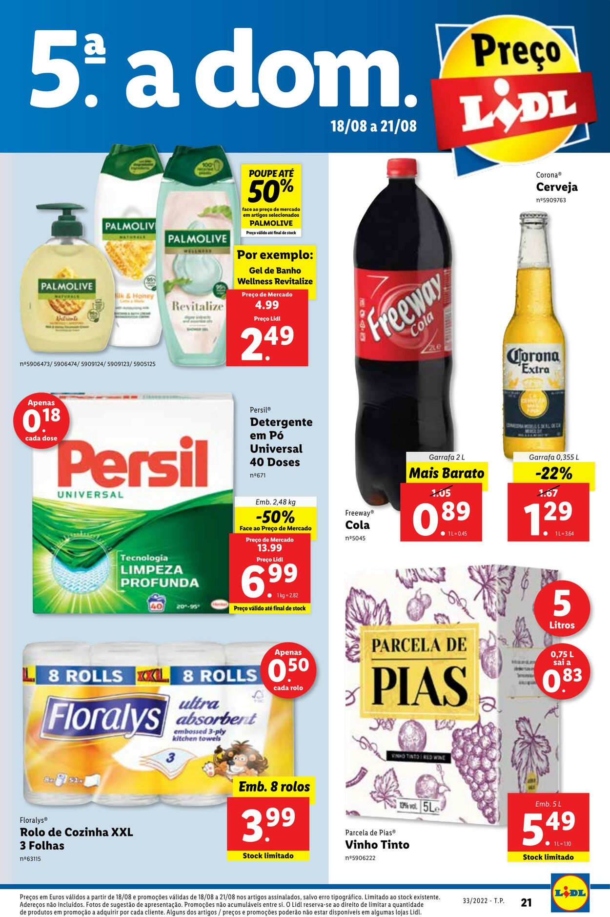 Folheto Lidl 15.08.2022 - 21.08.2022