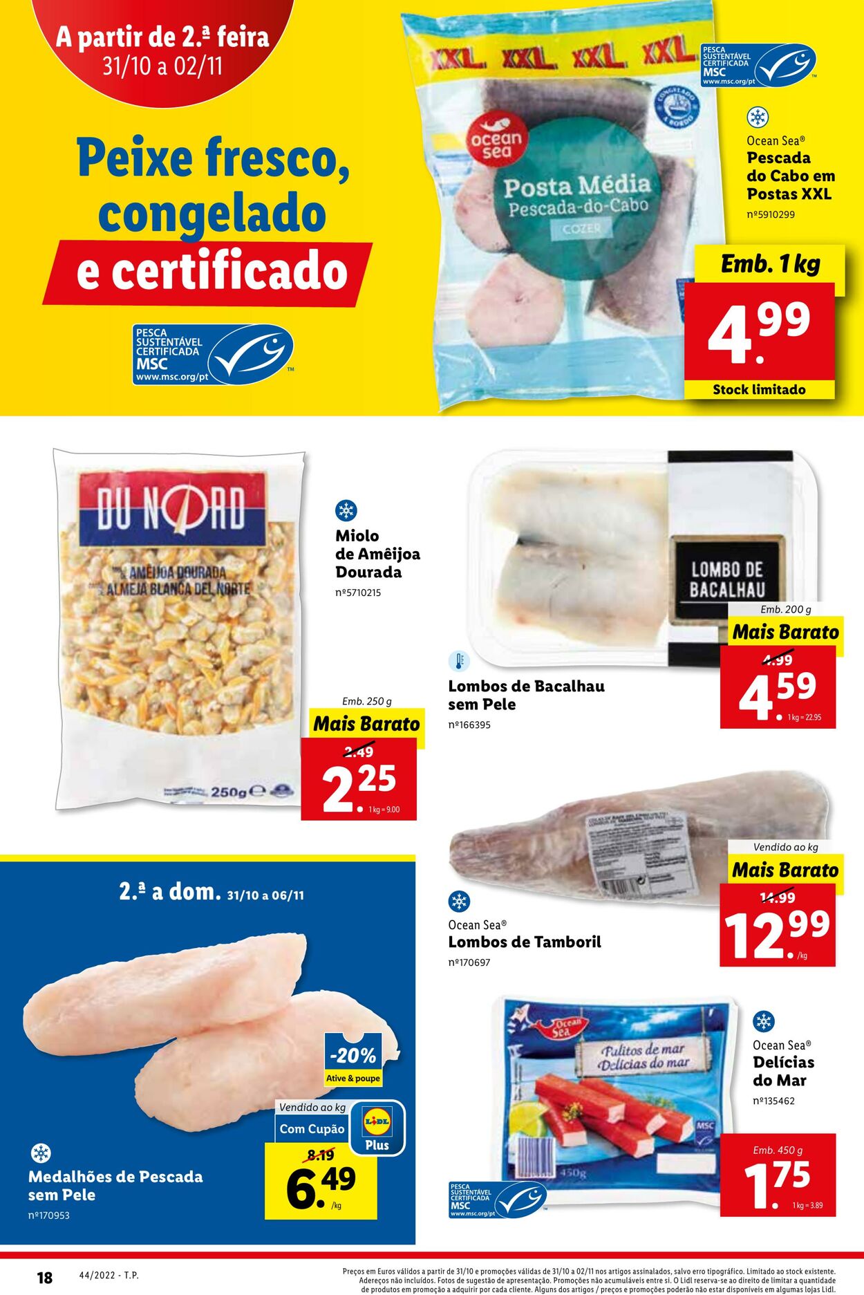 Folheto Lidl 31.10.2022 - 06.11.2022