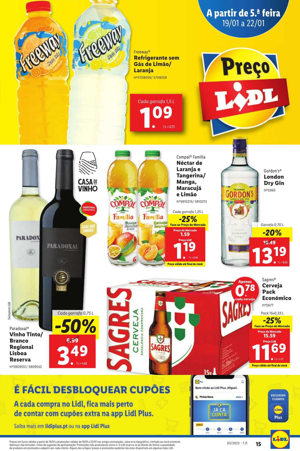 Folheto Lidl 16.01.2023 - 22.01.2023