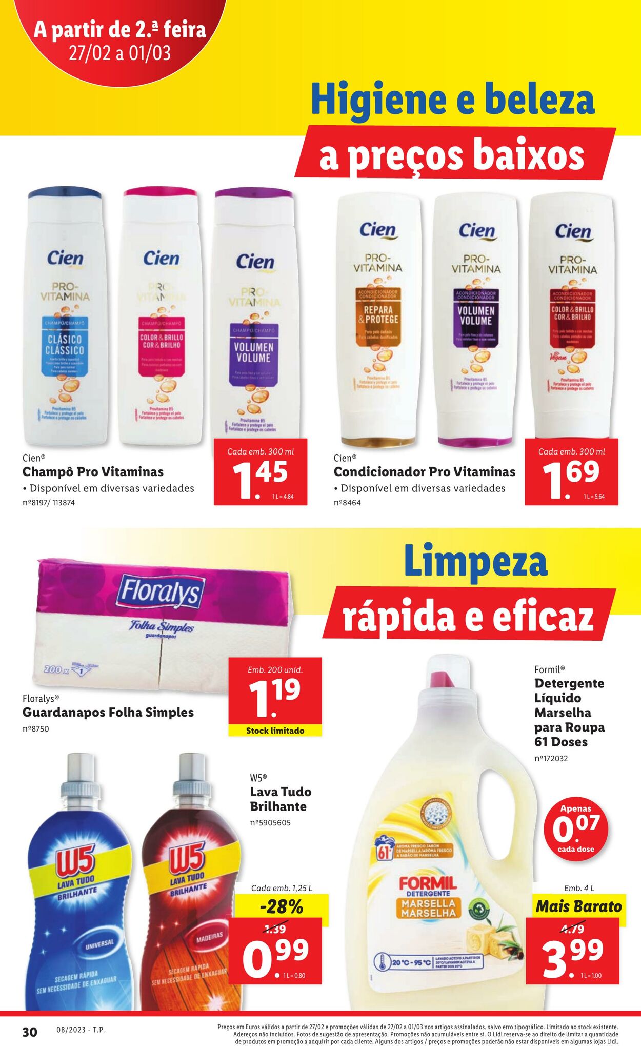 Folheto Lidl 23.02.2023 - 01.03.2023