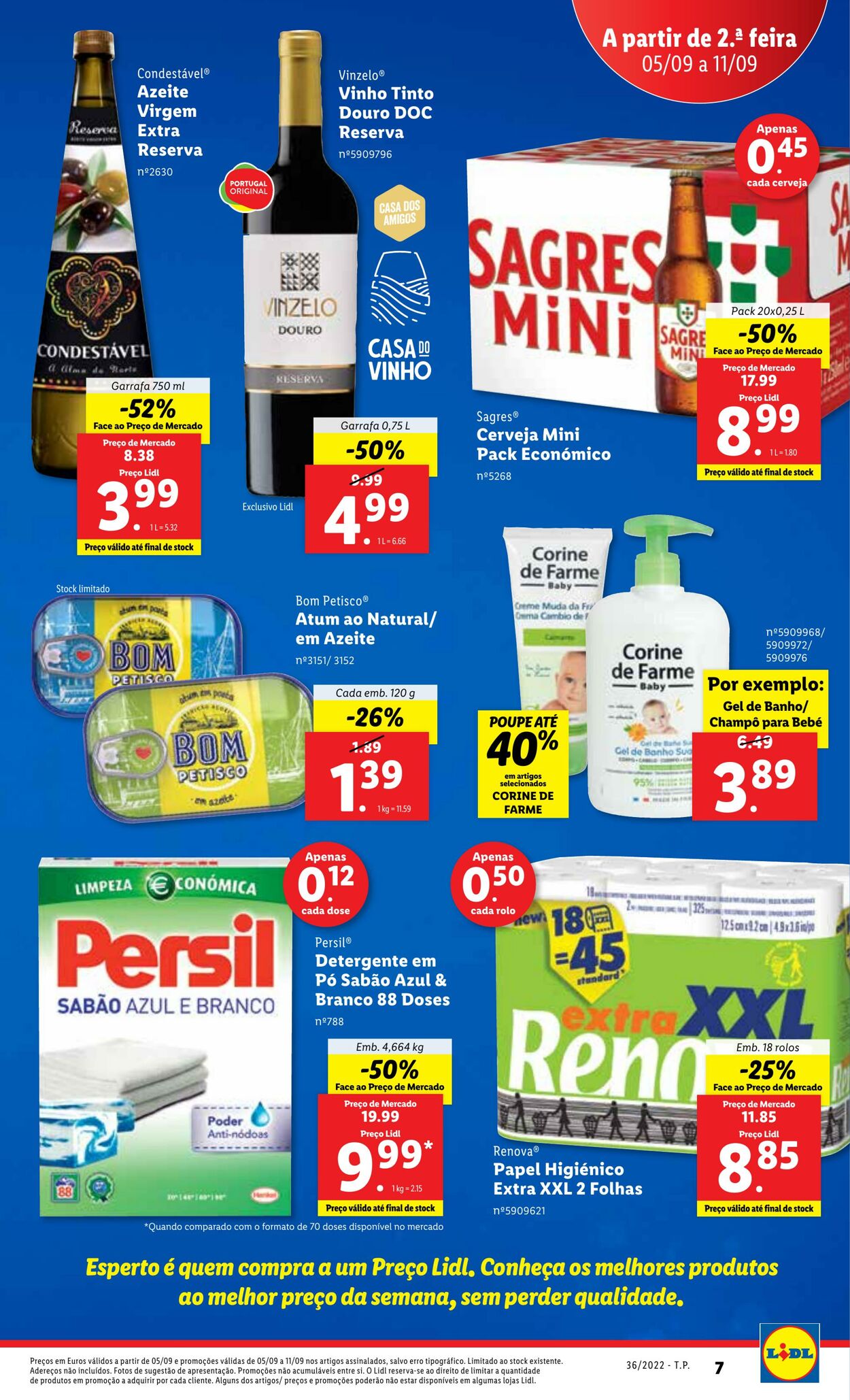 Folheto Lidl 05.09.2022 - 11.09.2022