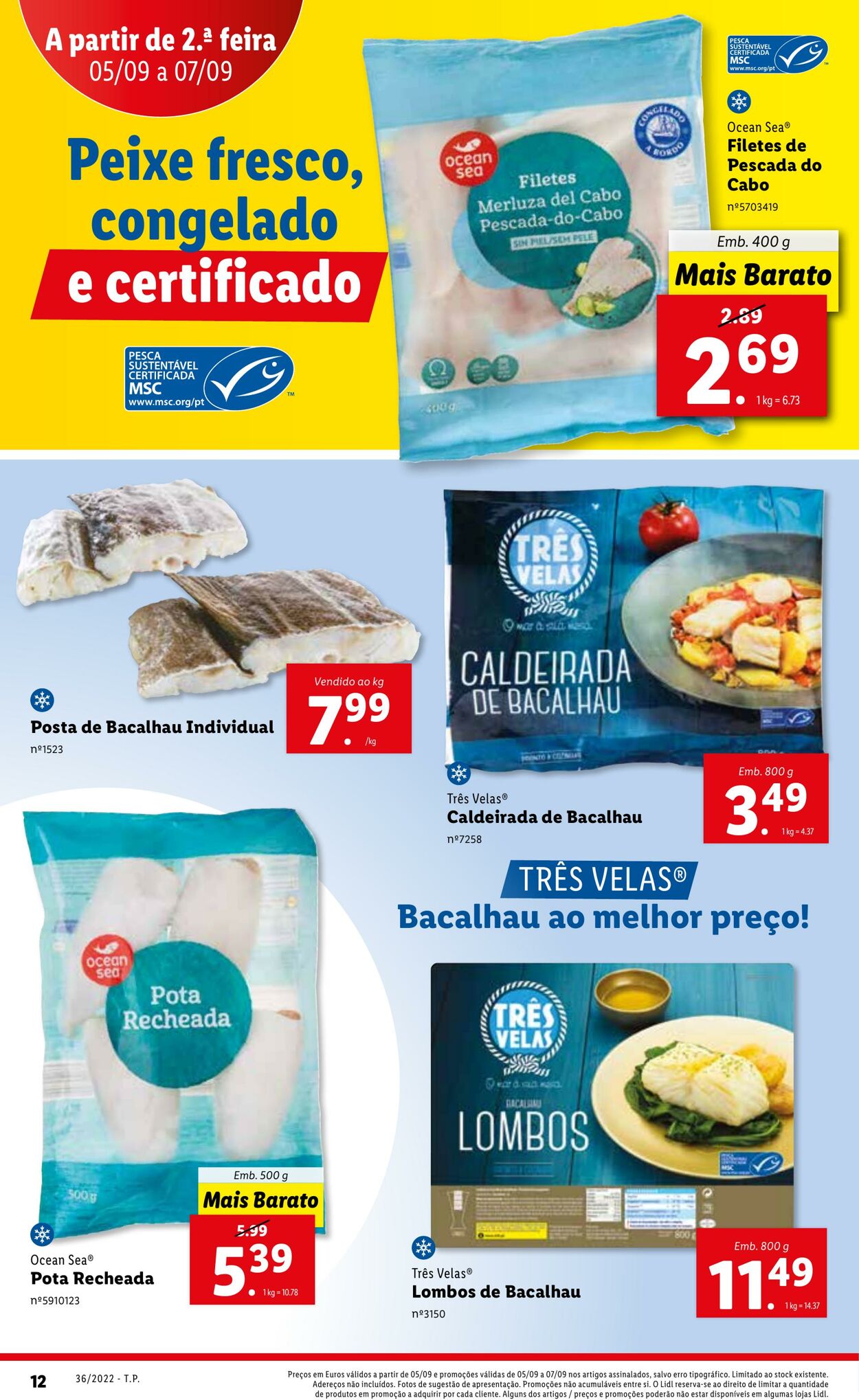 Folheto Lidl 05.09.2022 - 11.09.2022