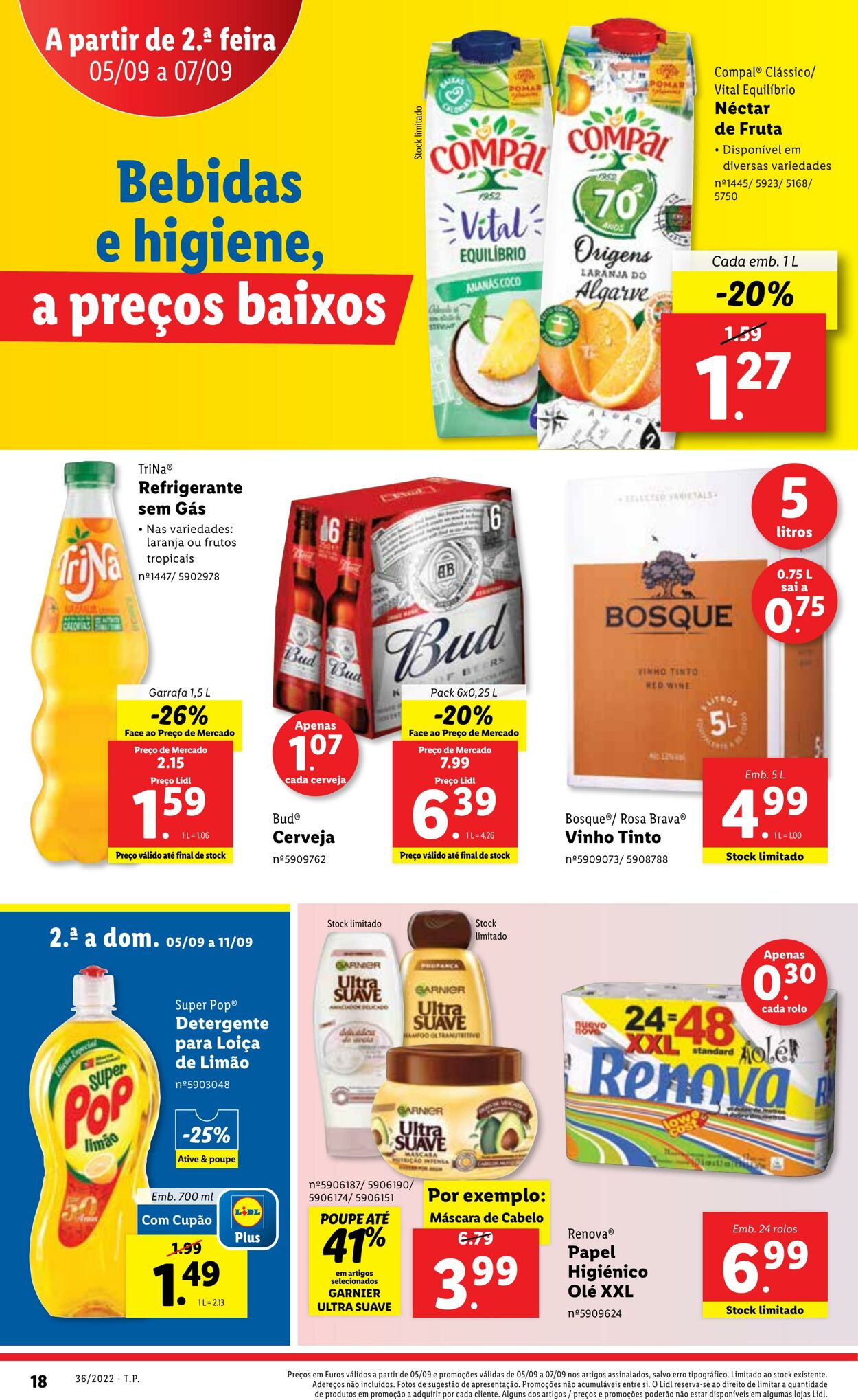 Folheto Lidl 05.09.2022 - 11.09.2022