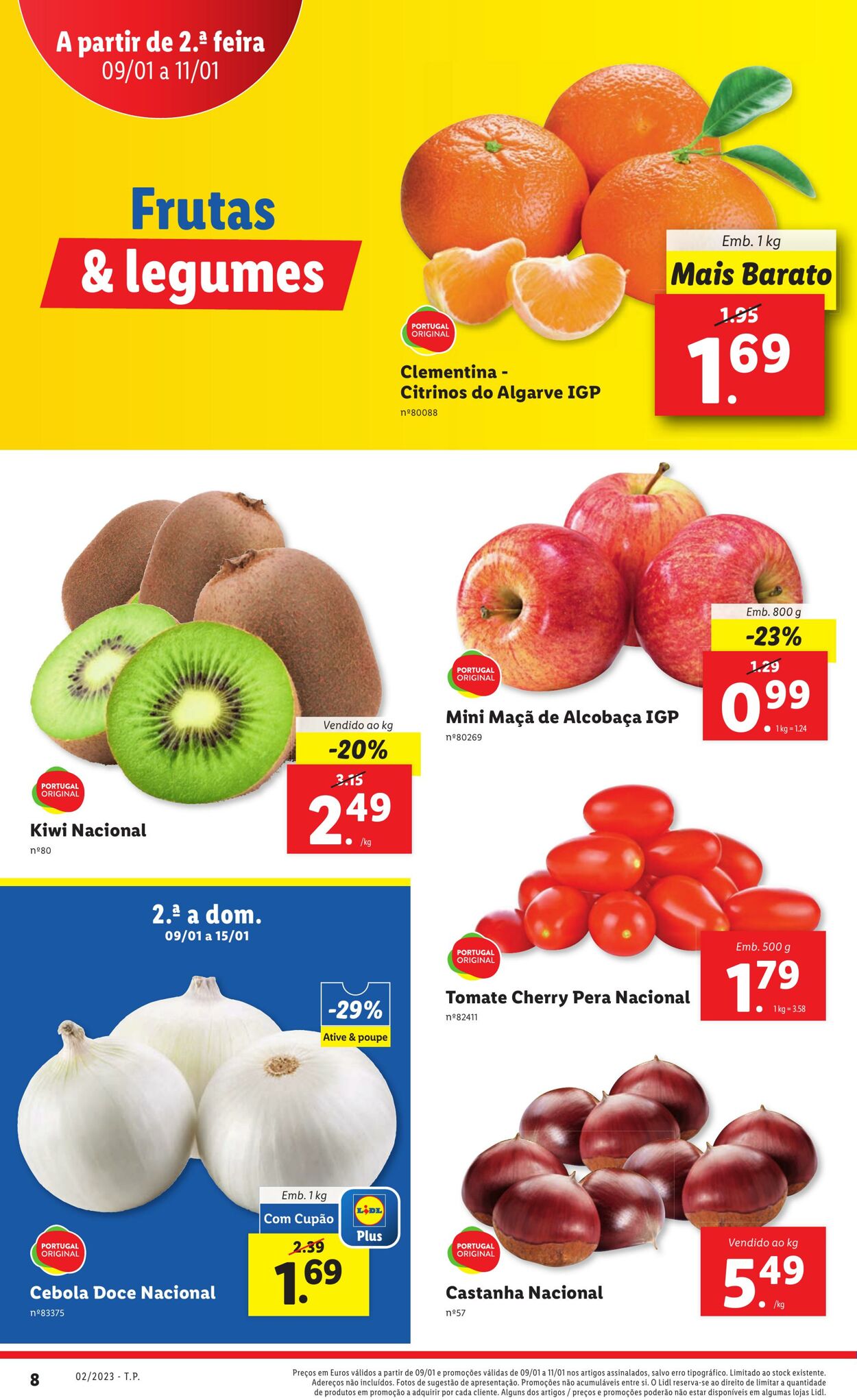 Folheto Lidl 09.01.2023 - 15.01.2023