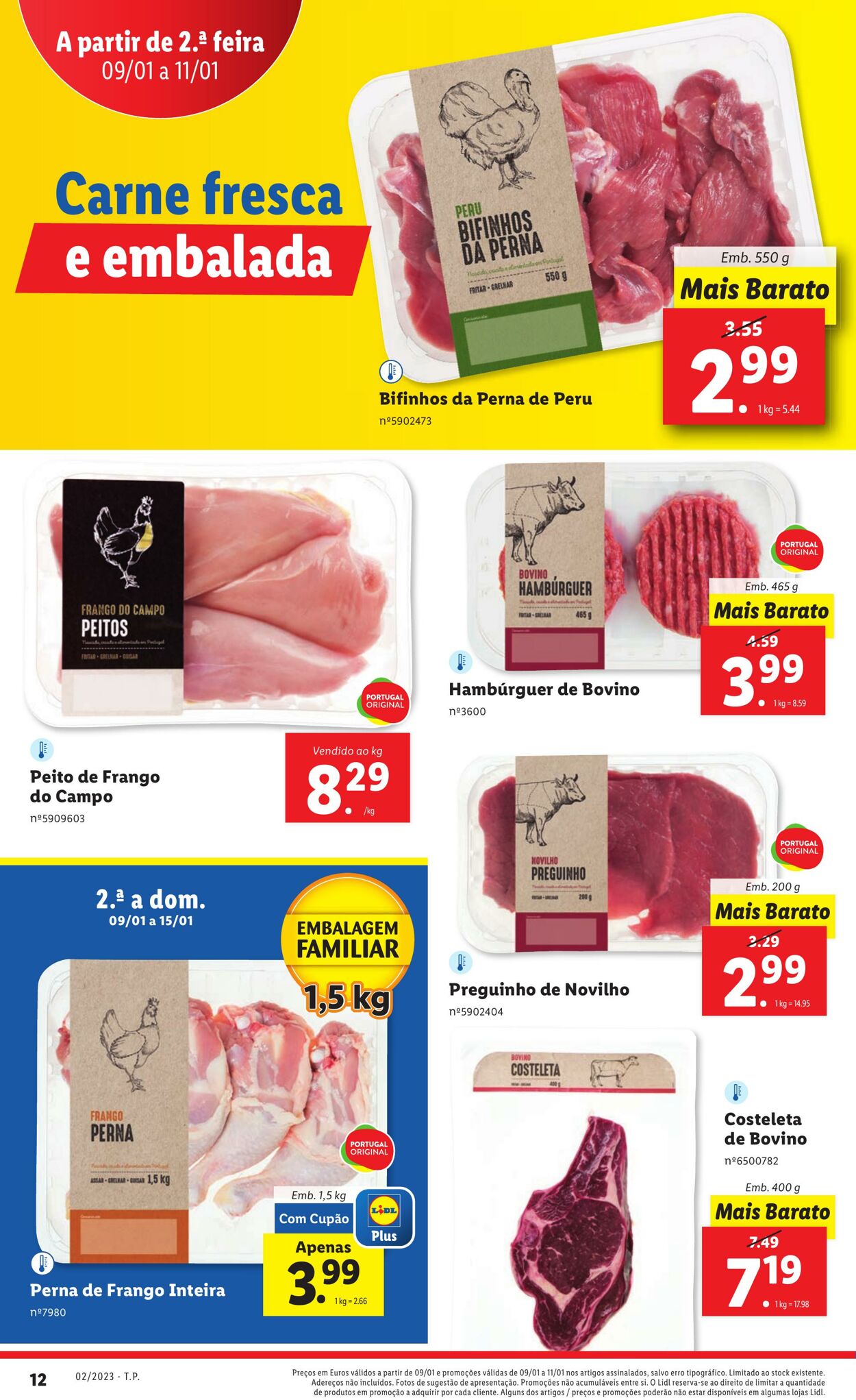 Folheto Lidl 09.01.2023 - 15.01.2023