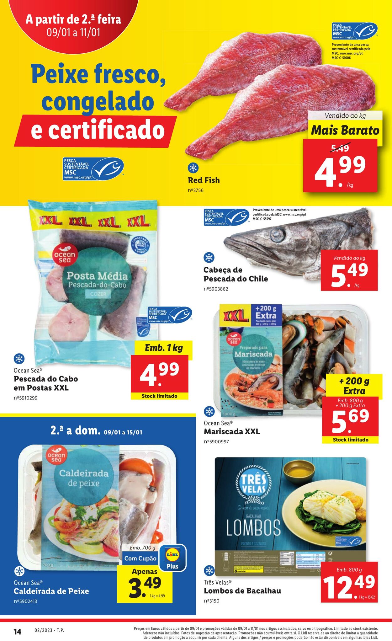 Folheto Lidl 09.01.2023 - 15.01.2023