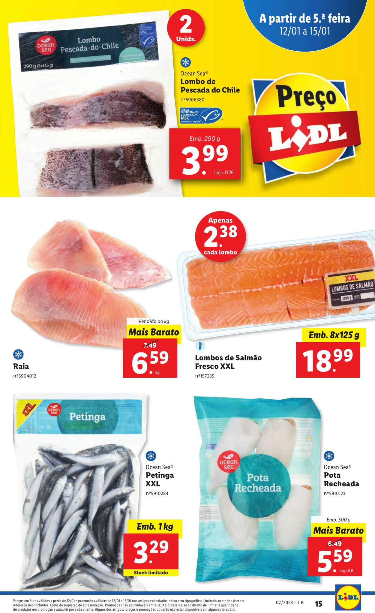 Folheto Lidl 09.01.2023 - 15.01.2023