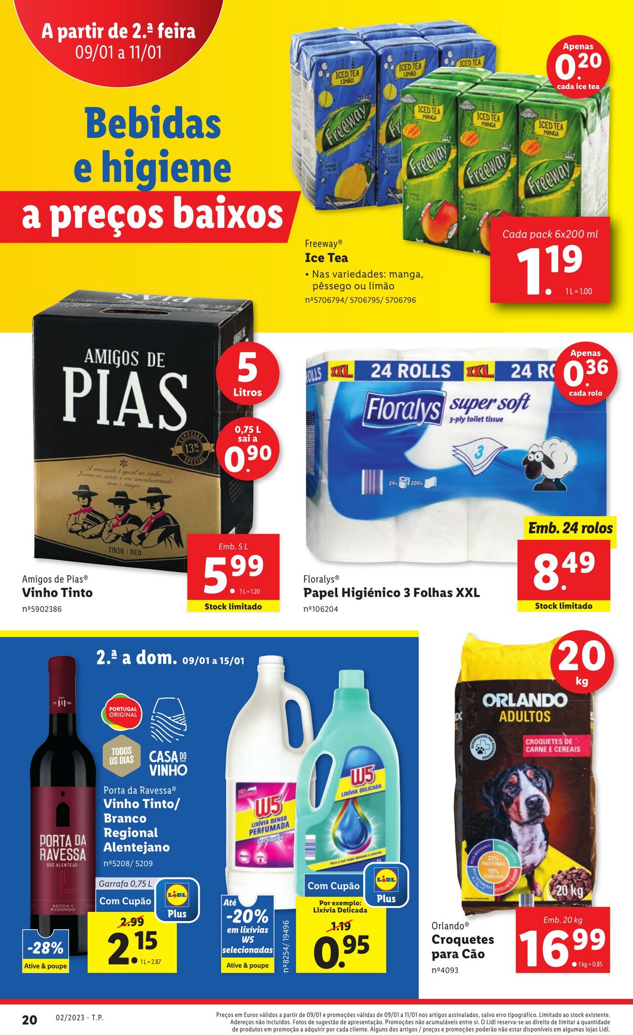 Folheto Lidl 09.01.2023 - 15.01.2023