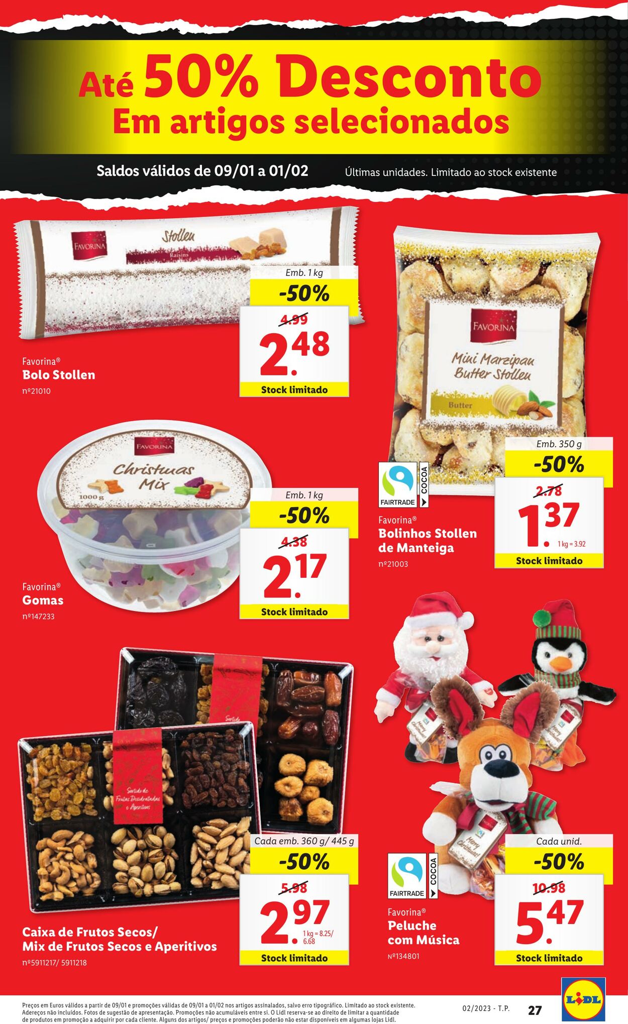 Folheto Lidl 09.01.2023 - 15.01.2023