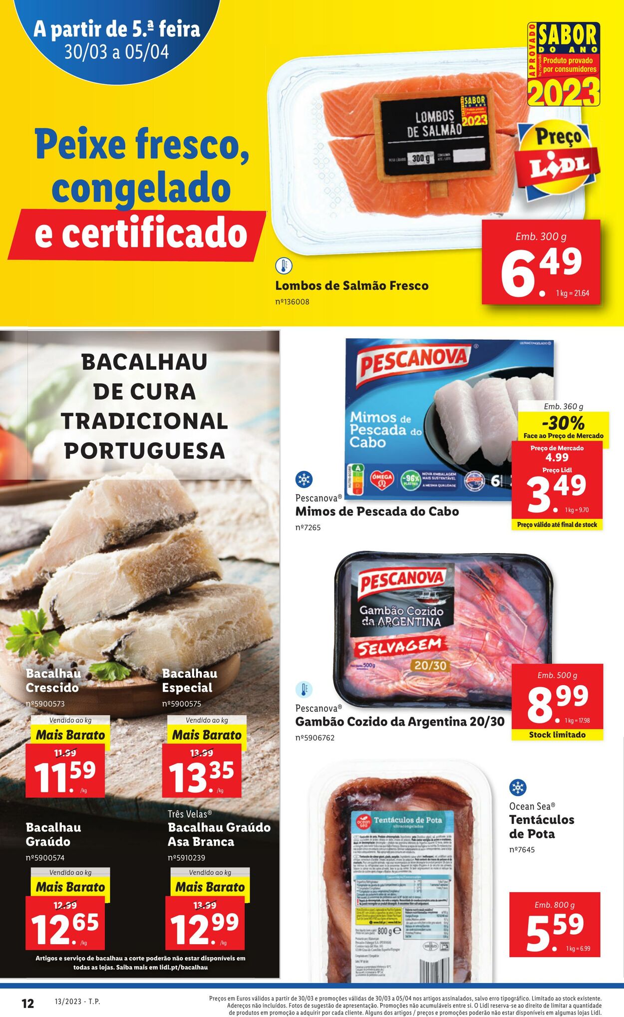 Folheto Lidl 30.03.2023 - 05.04.2023