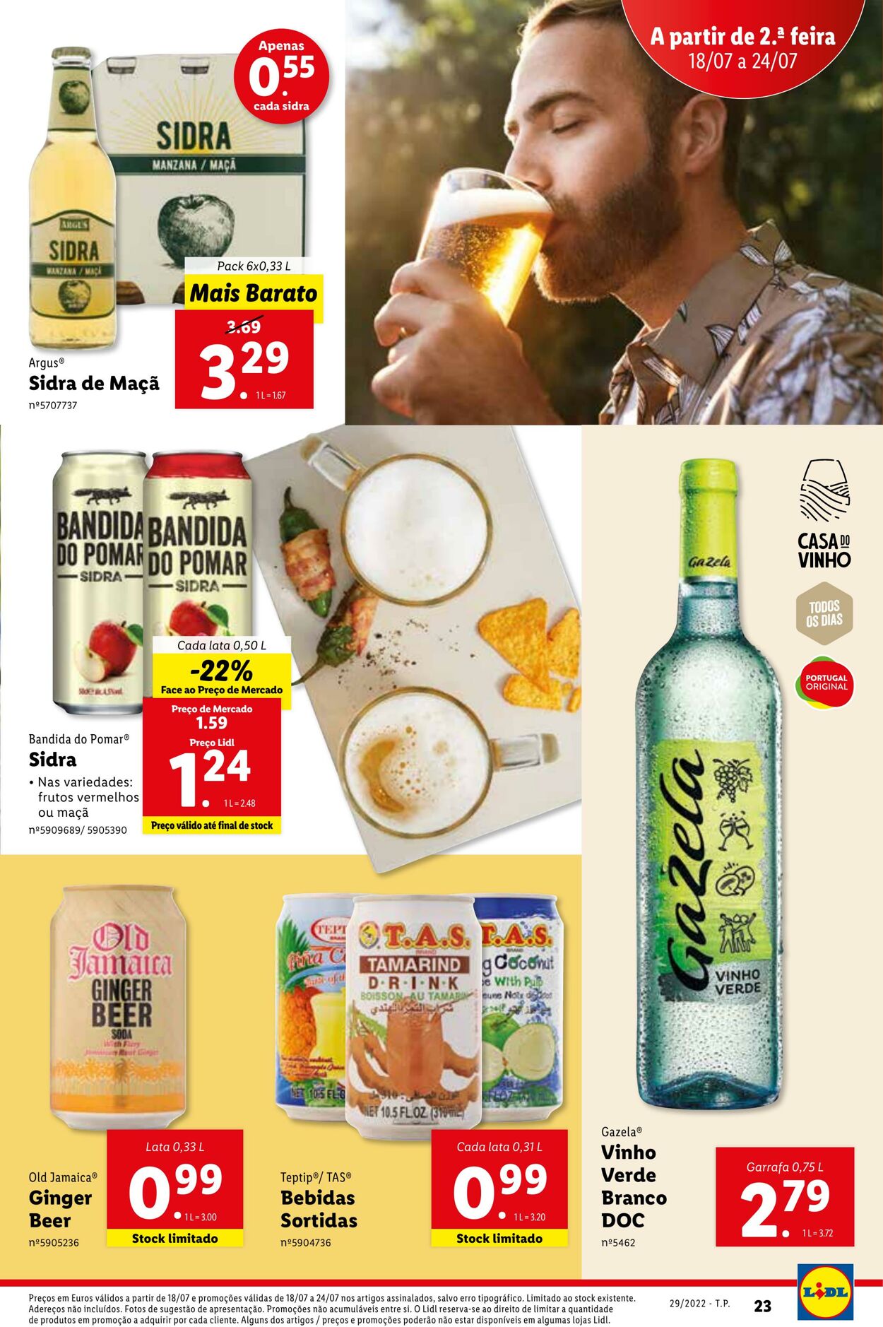 Folheto Lidl 18.07.2022 - 24.07.2022