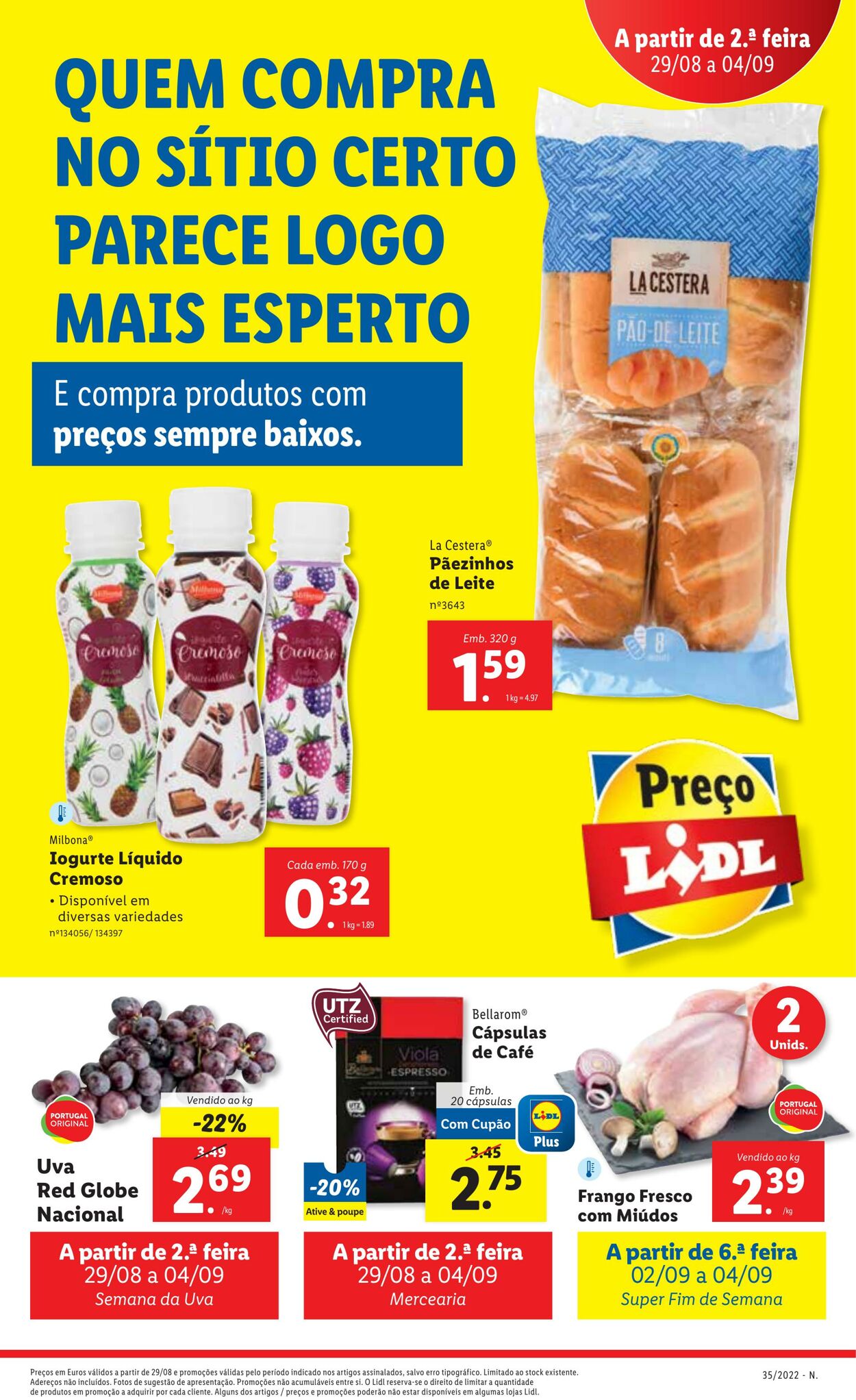 Folheto Lidl 29.08.2022 - 04.09.2022