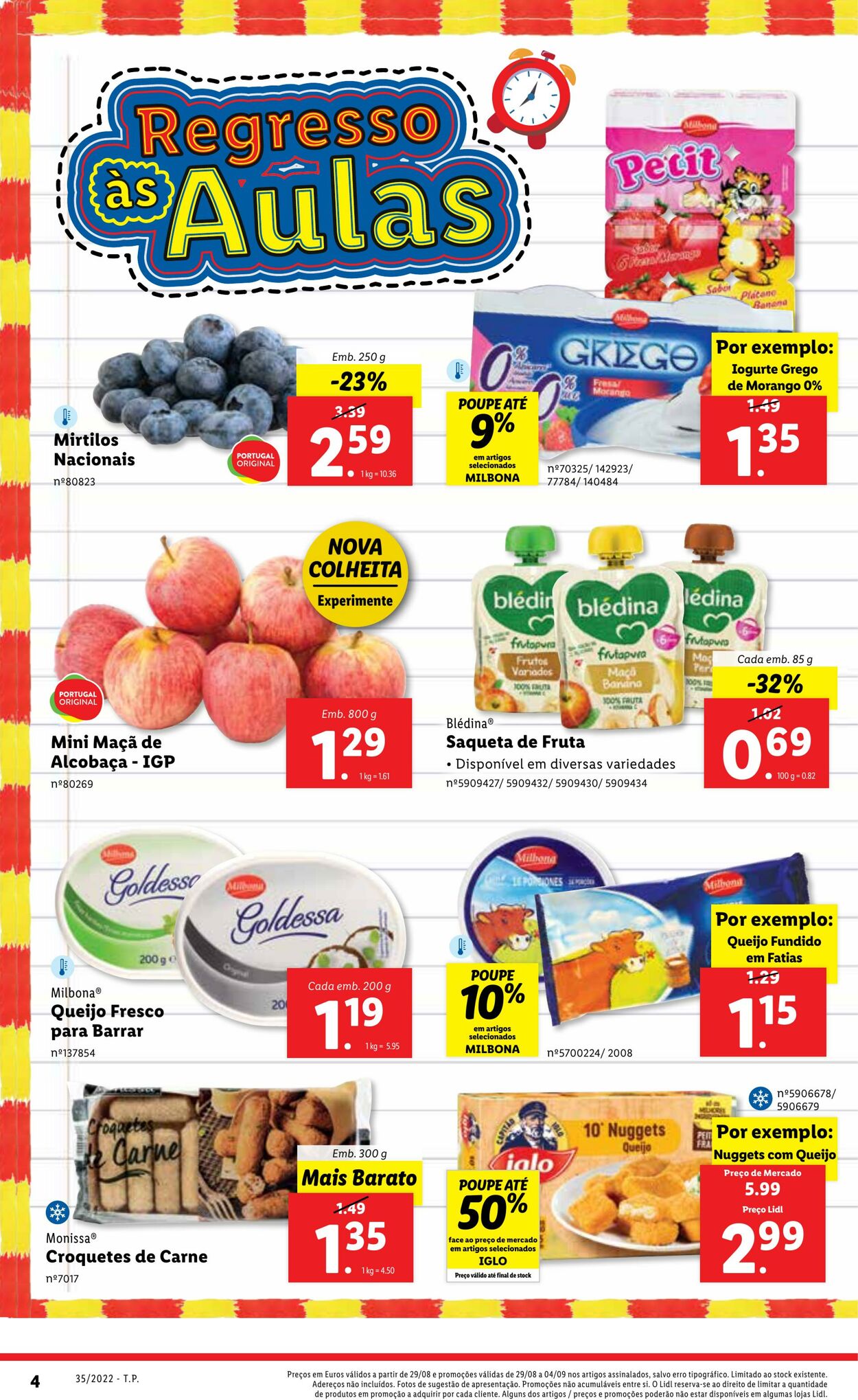 Folheto Lidl 29.08.2022 - 04.09.2022