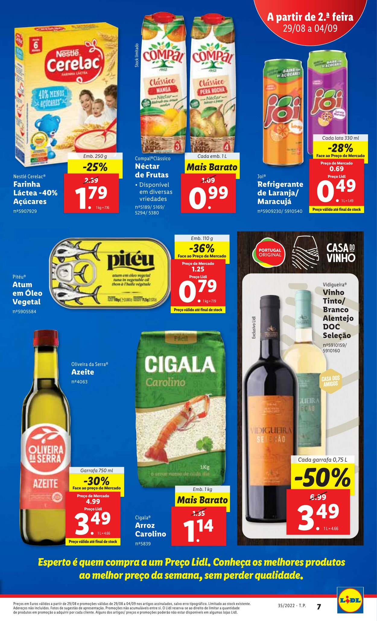 Folheto Lidl 29.08.2022 - 04.09.2022