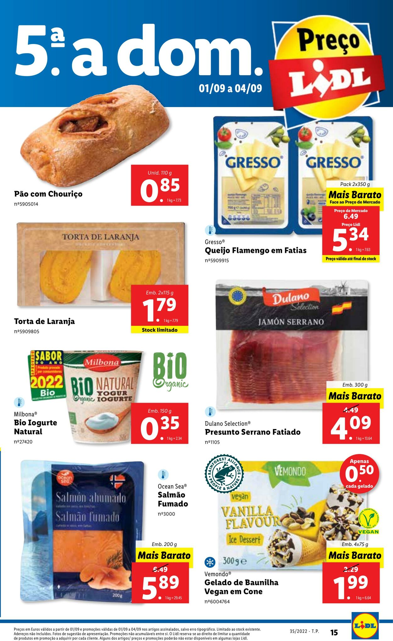 Folheto Lidl 29.08.2022 - 04.09.2022