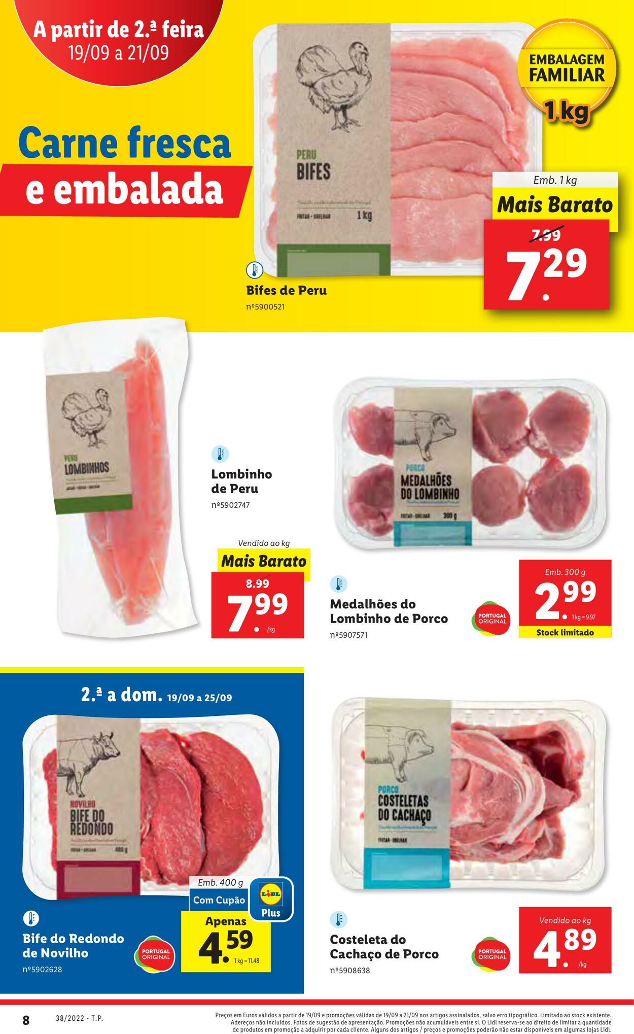 Folheto Lidl 19.09.2022 - 25.09.2022